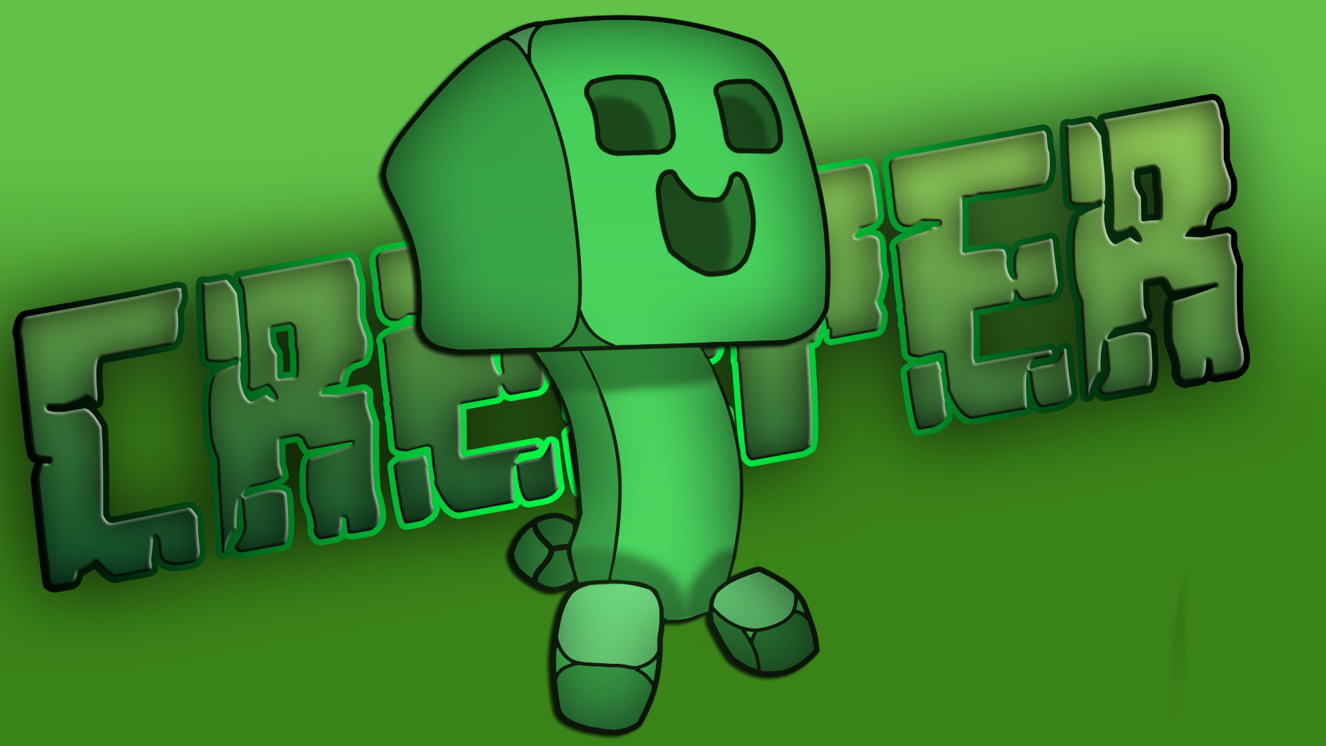 Minecraft Minimalist Creeper Wallpapers