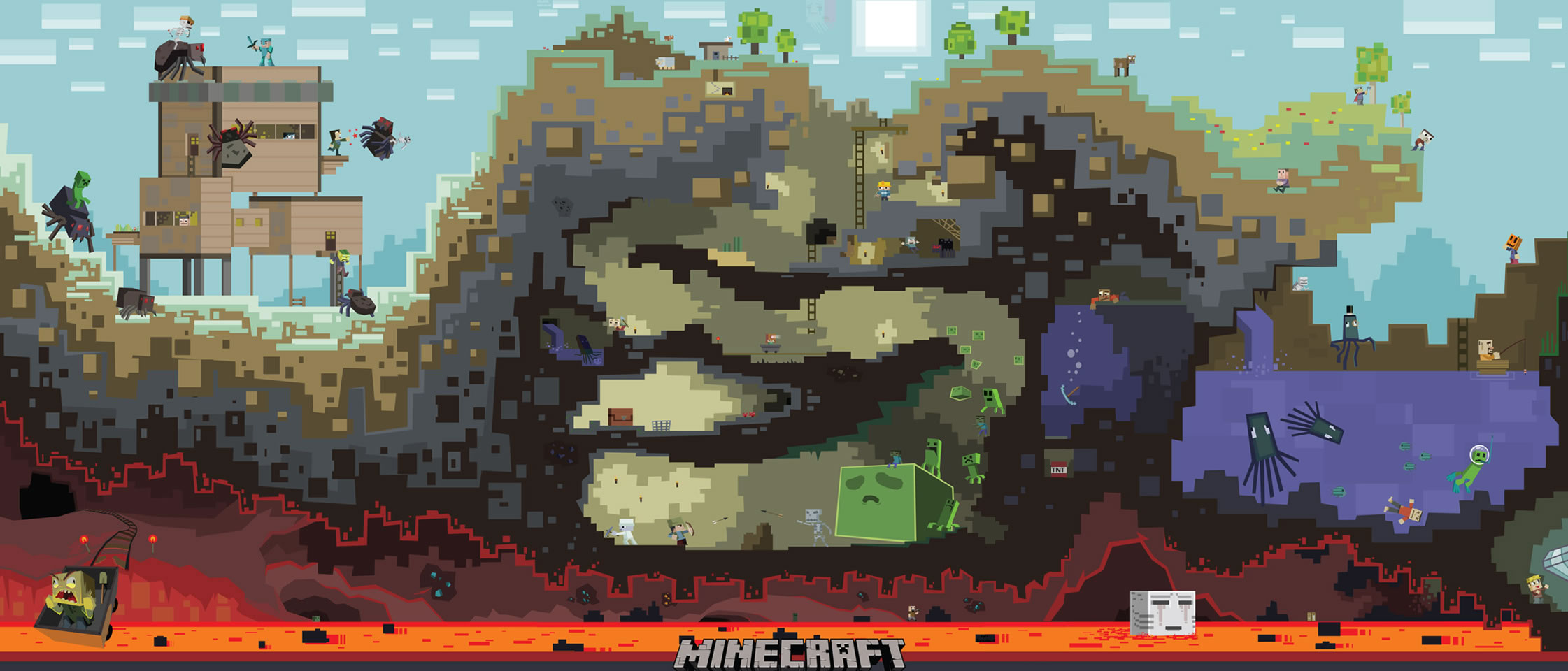 Minecraft Minimalist Wallpapers