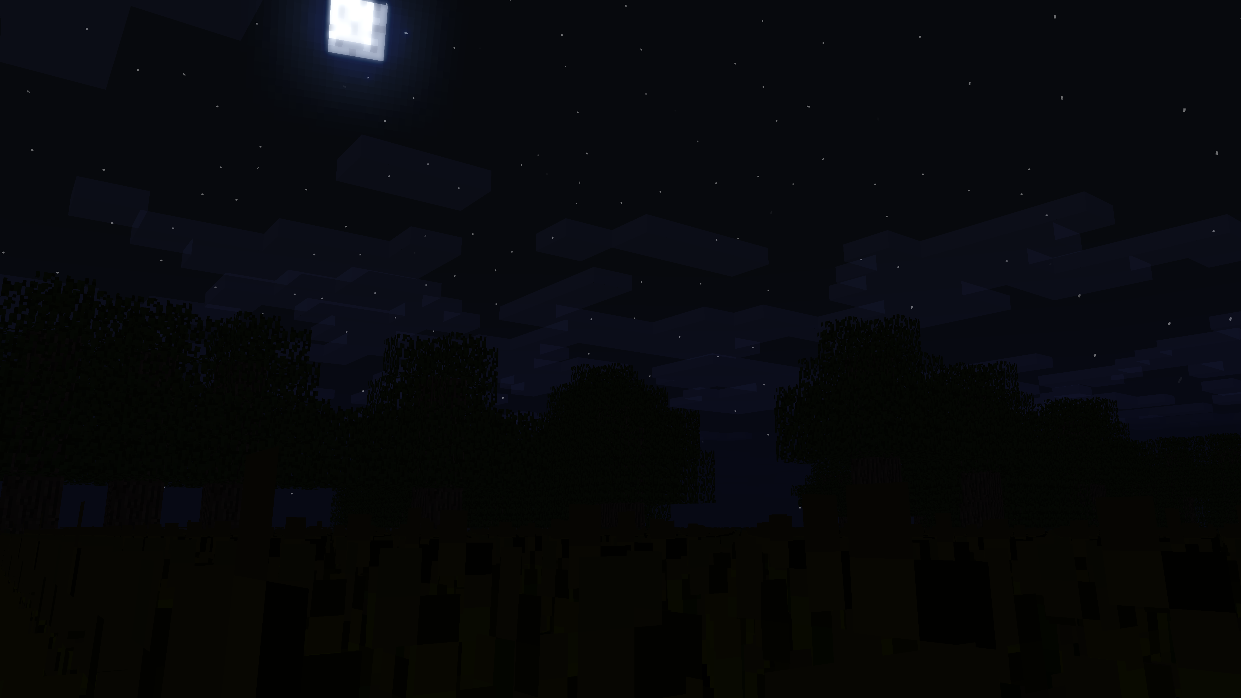 minecraft night Wallpapers