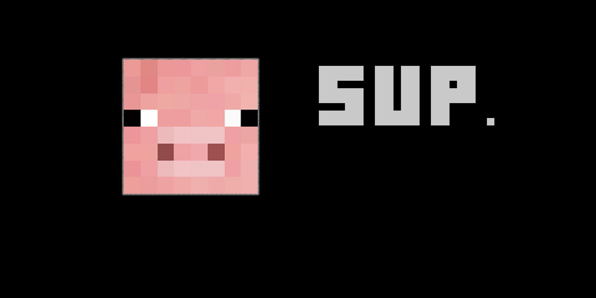 minecraft pig Wallpapers