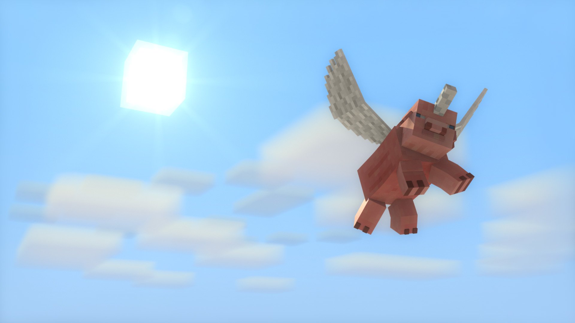 minecraft pig Wallpapers