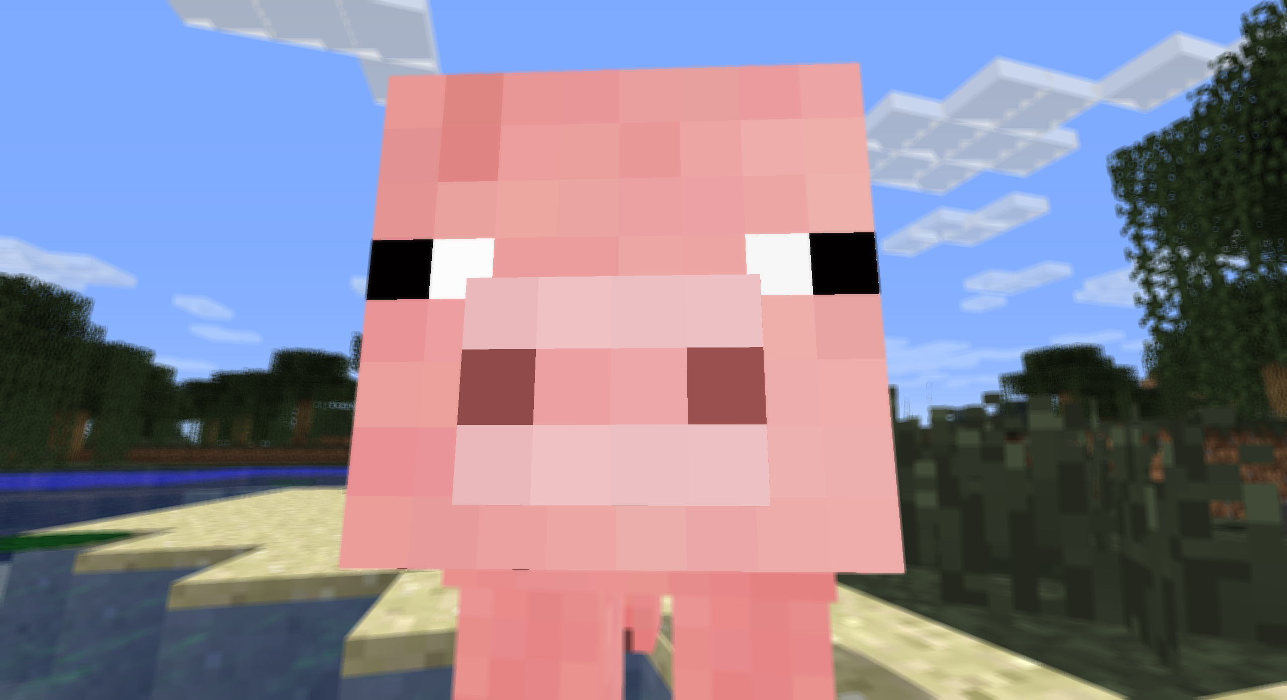 minecraft pig Wallpapers