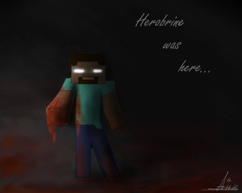 minecraft scary herobrine wallpapers Wallpapers