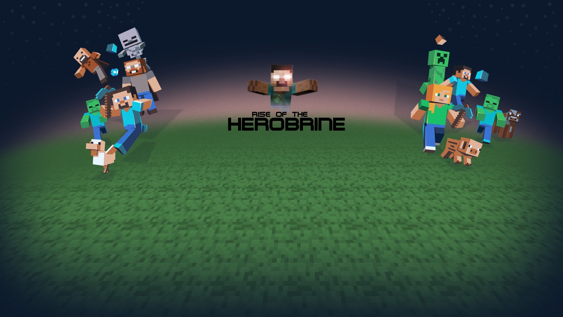 minecraft scary herobrine wallpapers Wallpapers