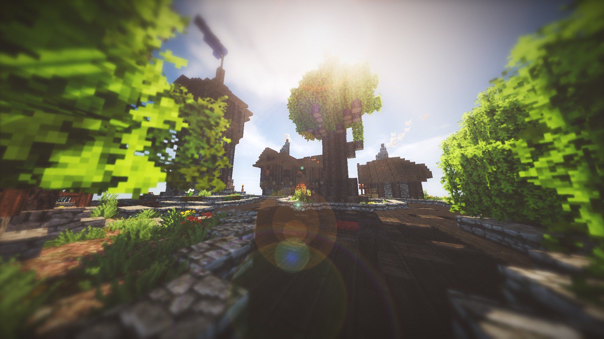 minecraft shaders Wallpapers