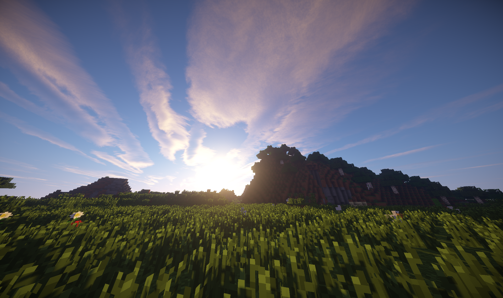 minecraft shaders Wallpapers