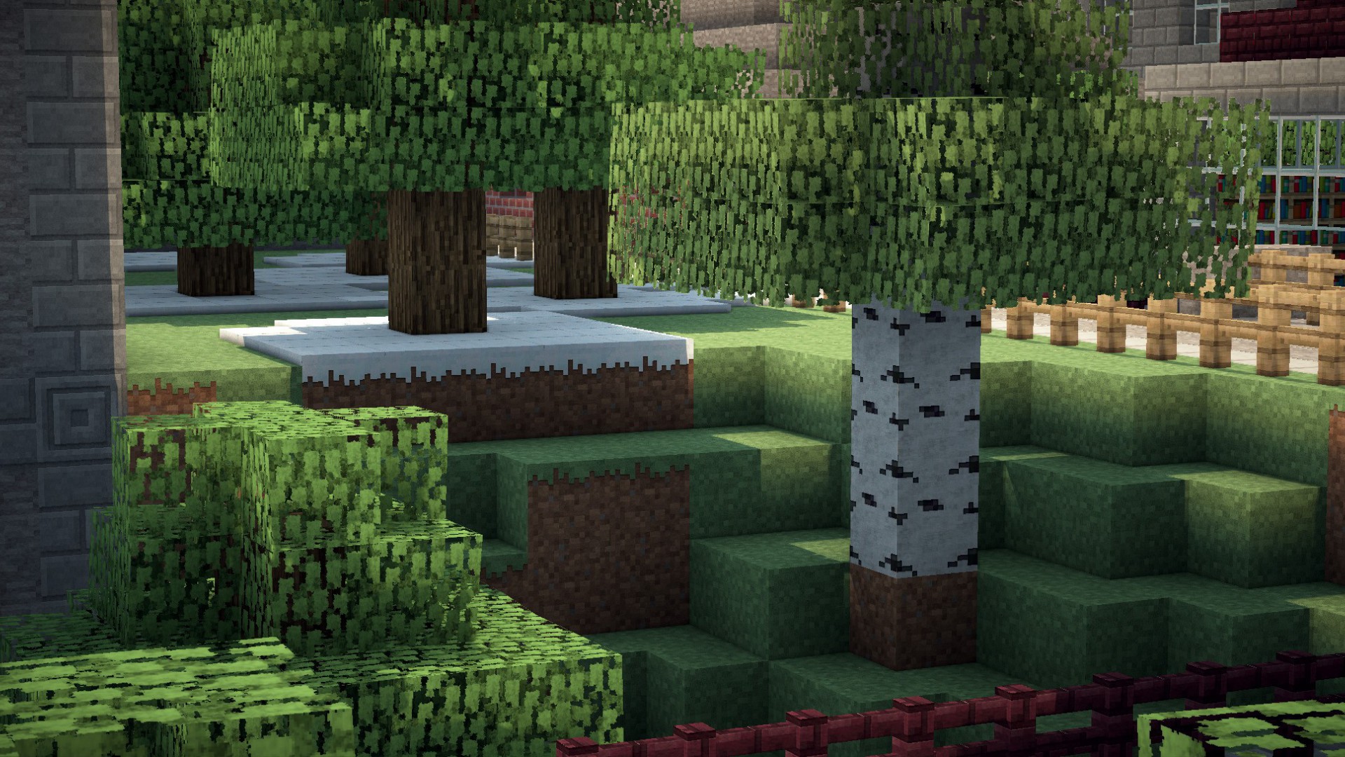 minecraft shaders Wallpapers