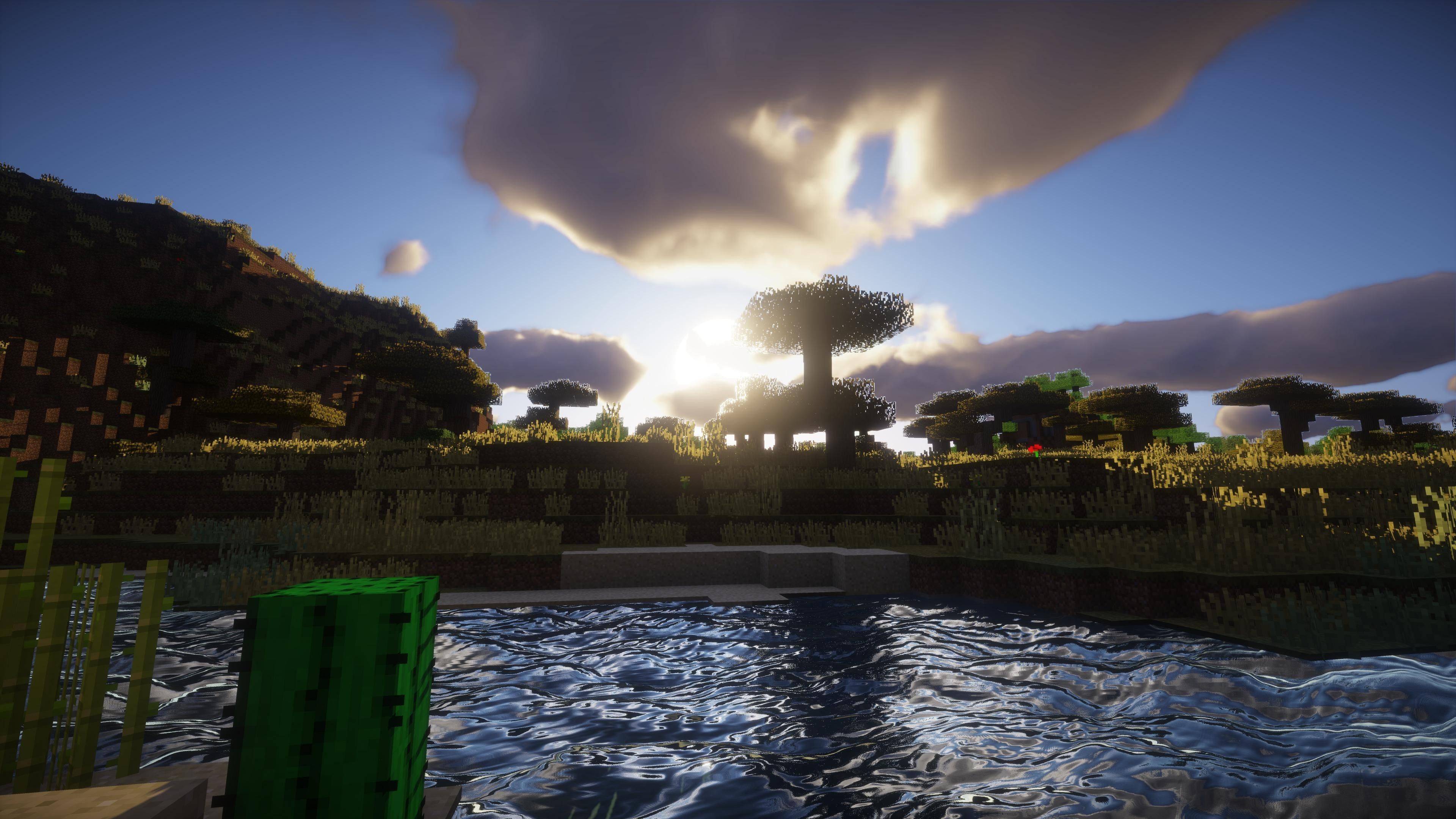 minecraft shaders Wallpapers