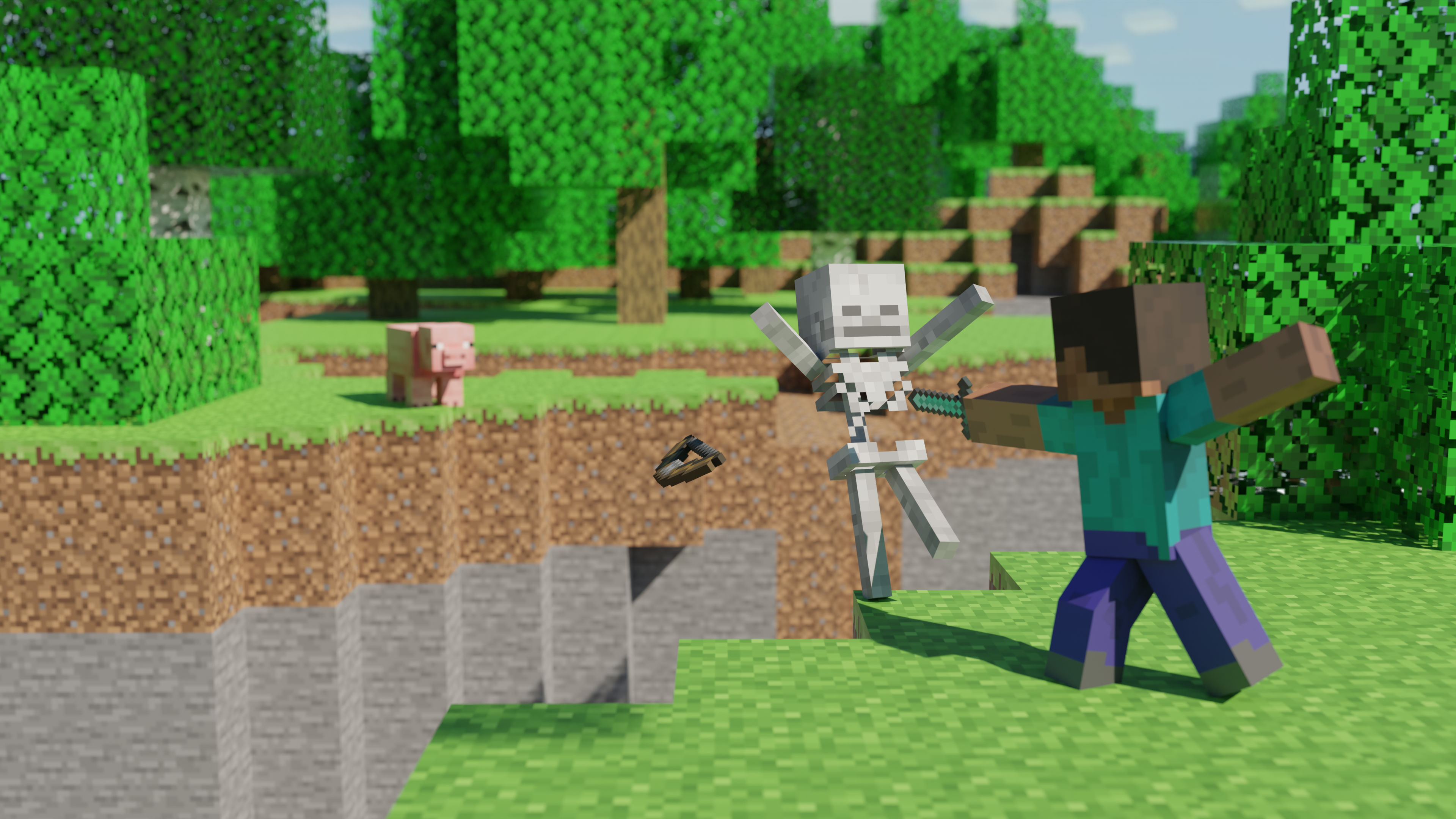 minecraft skeleton Wallpapers