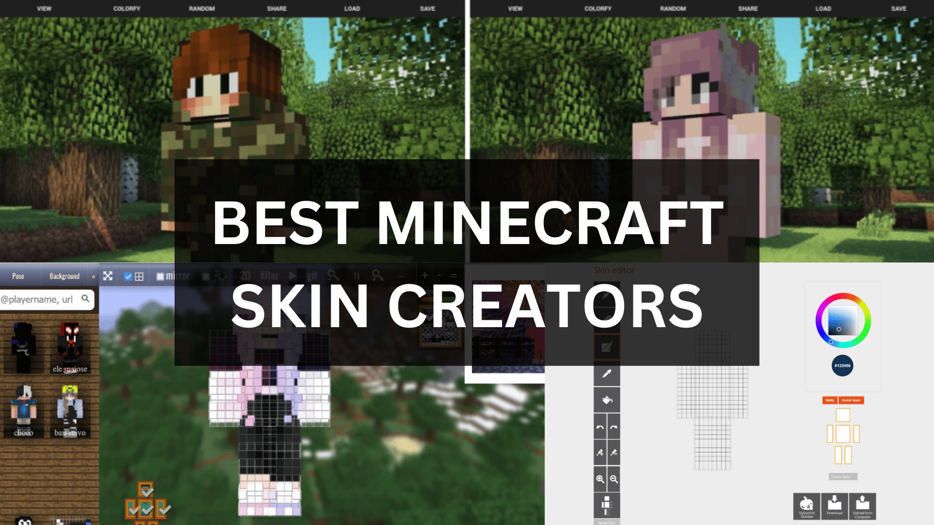 minecraft skin Wallpapers