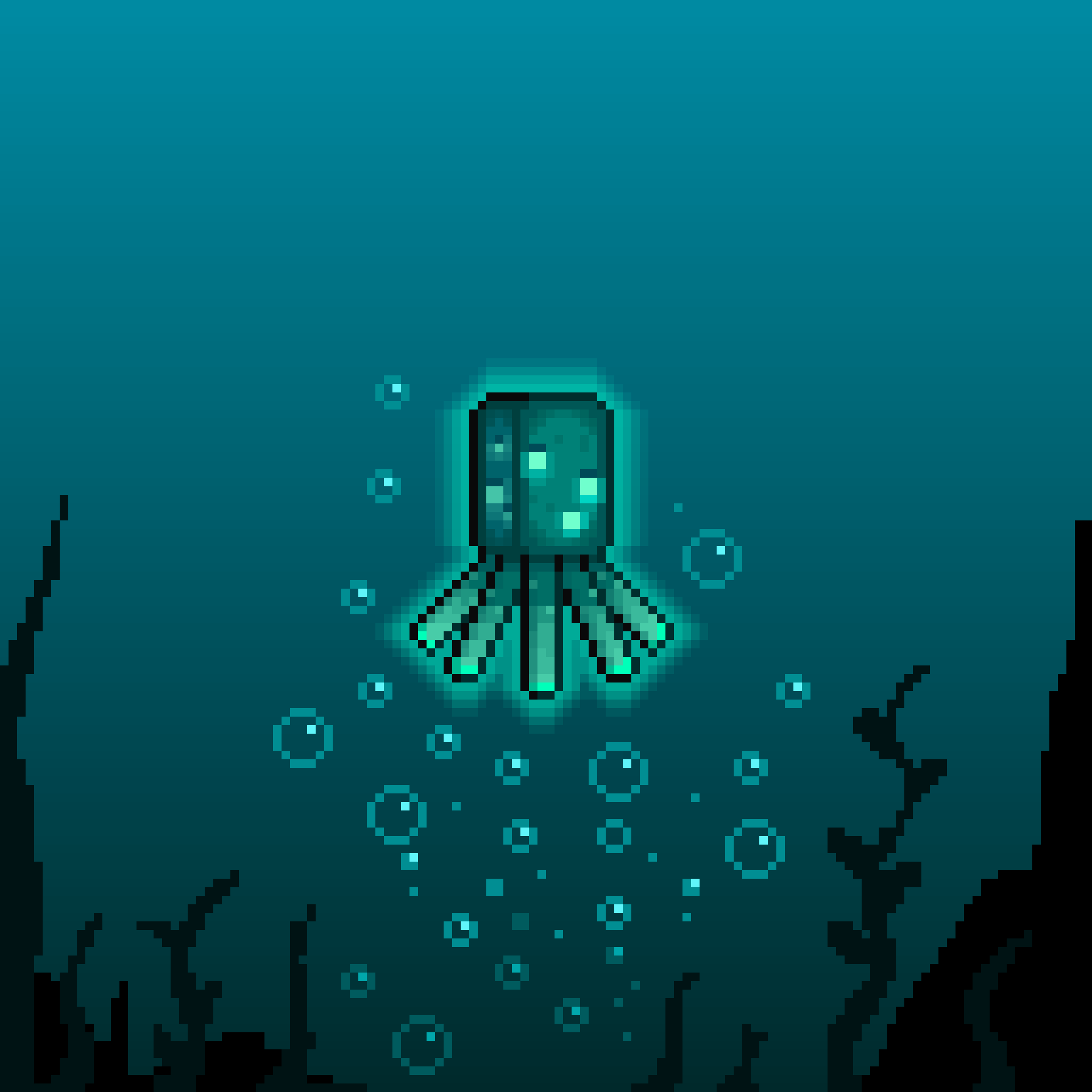 minecraft squid Wallpapers