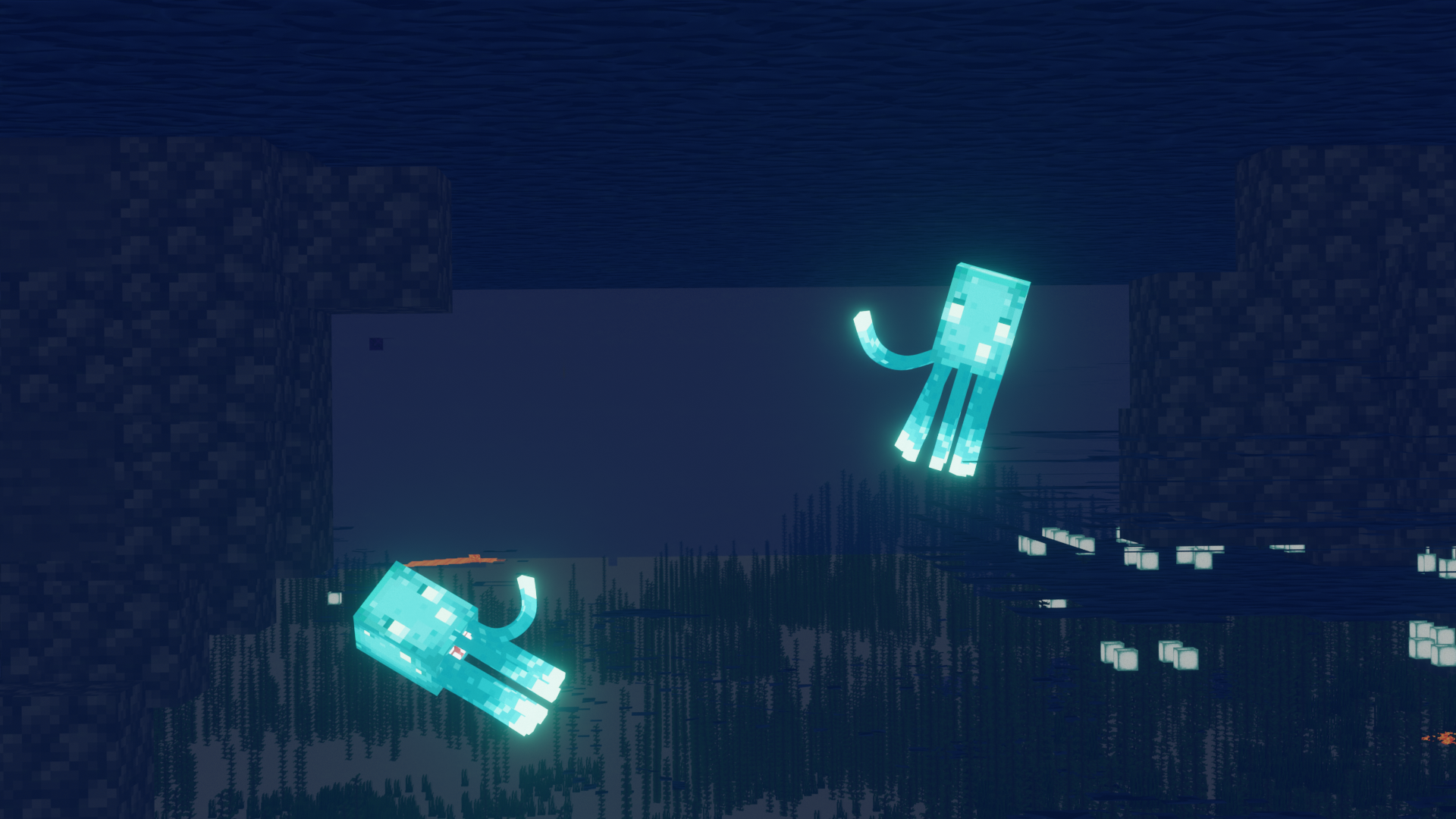 minecraft squid Wallpapers