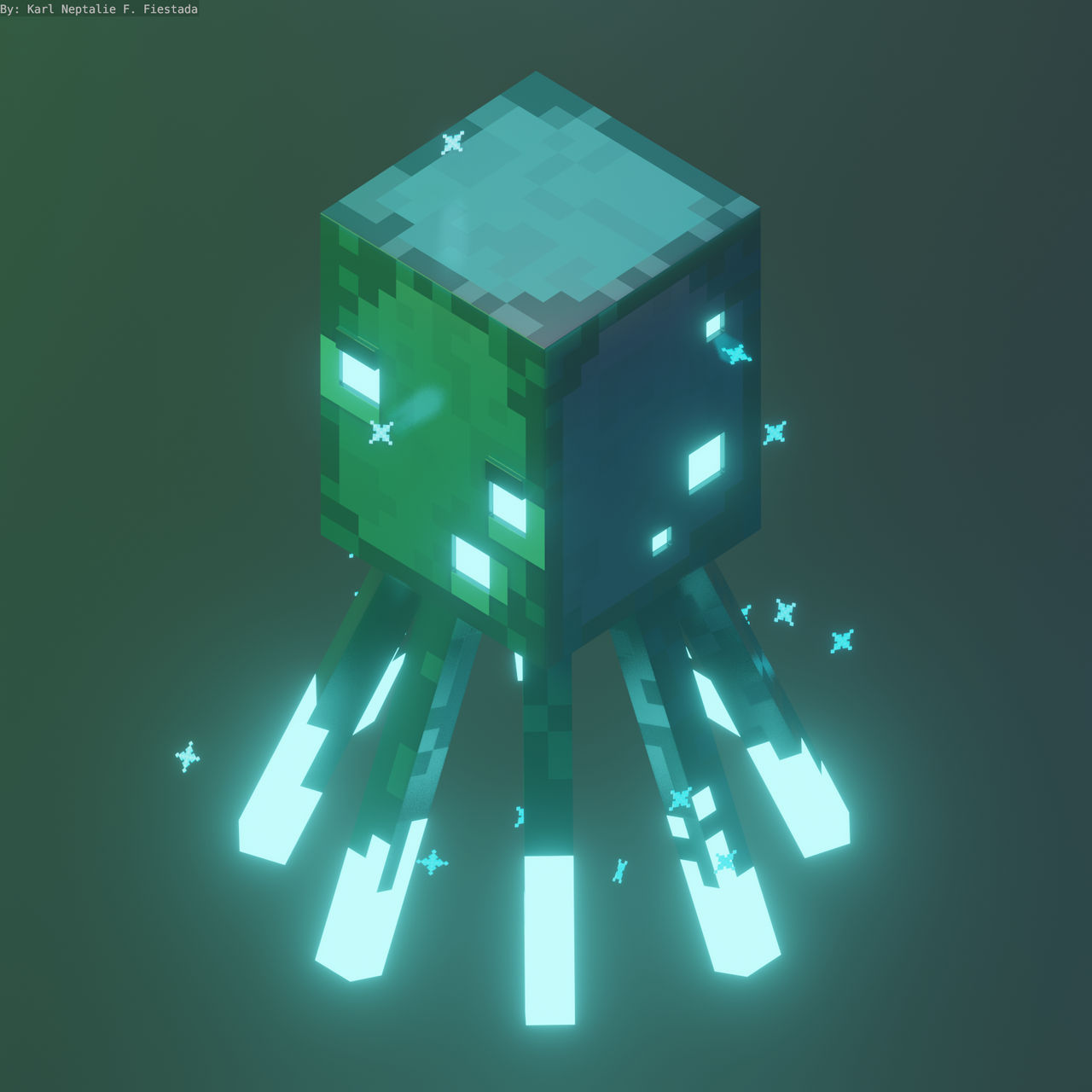 minecraft squid Wallpapers