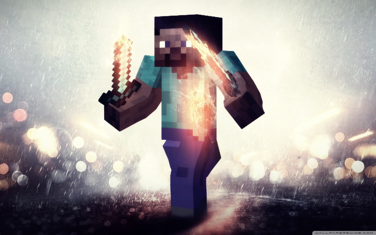 minecraft steve Wallpapers