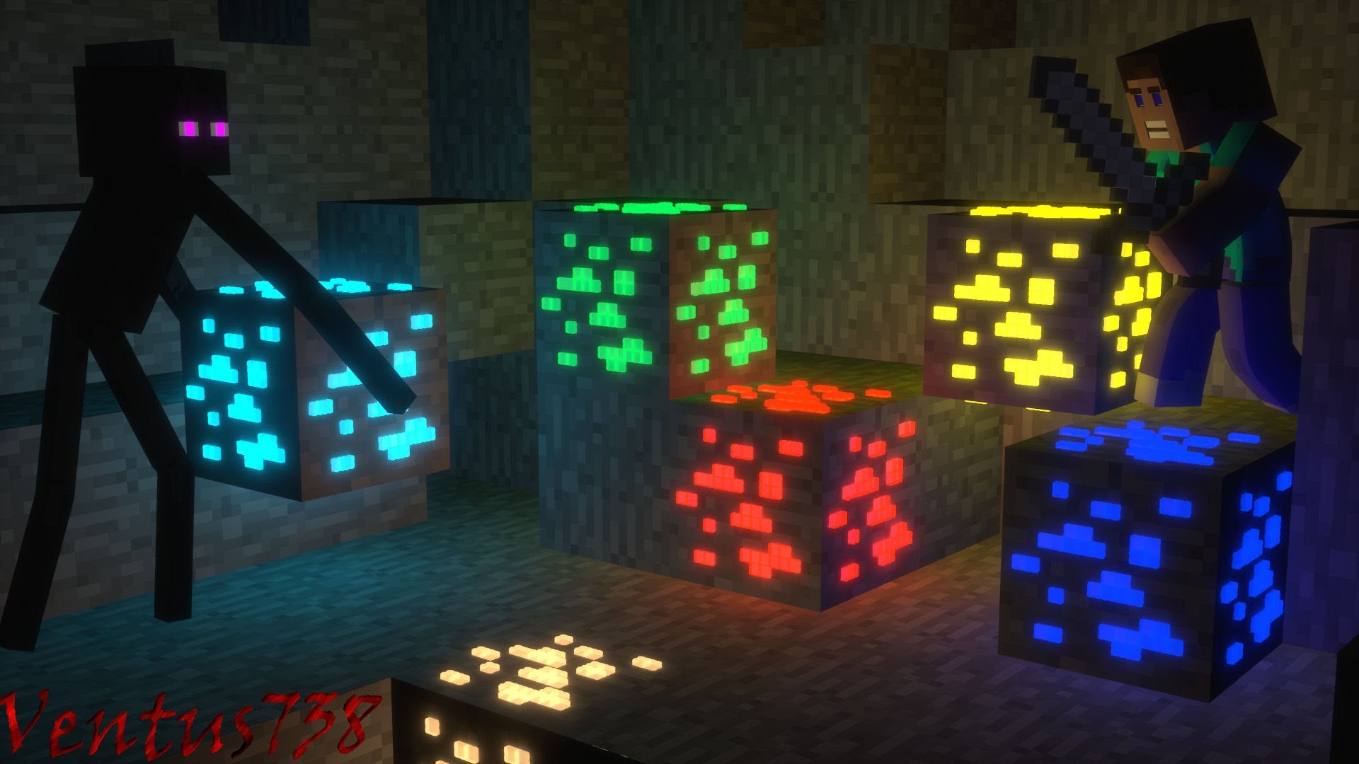 minecraft wallpaper diamond Wallpapers