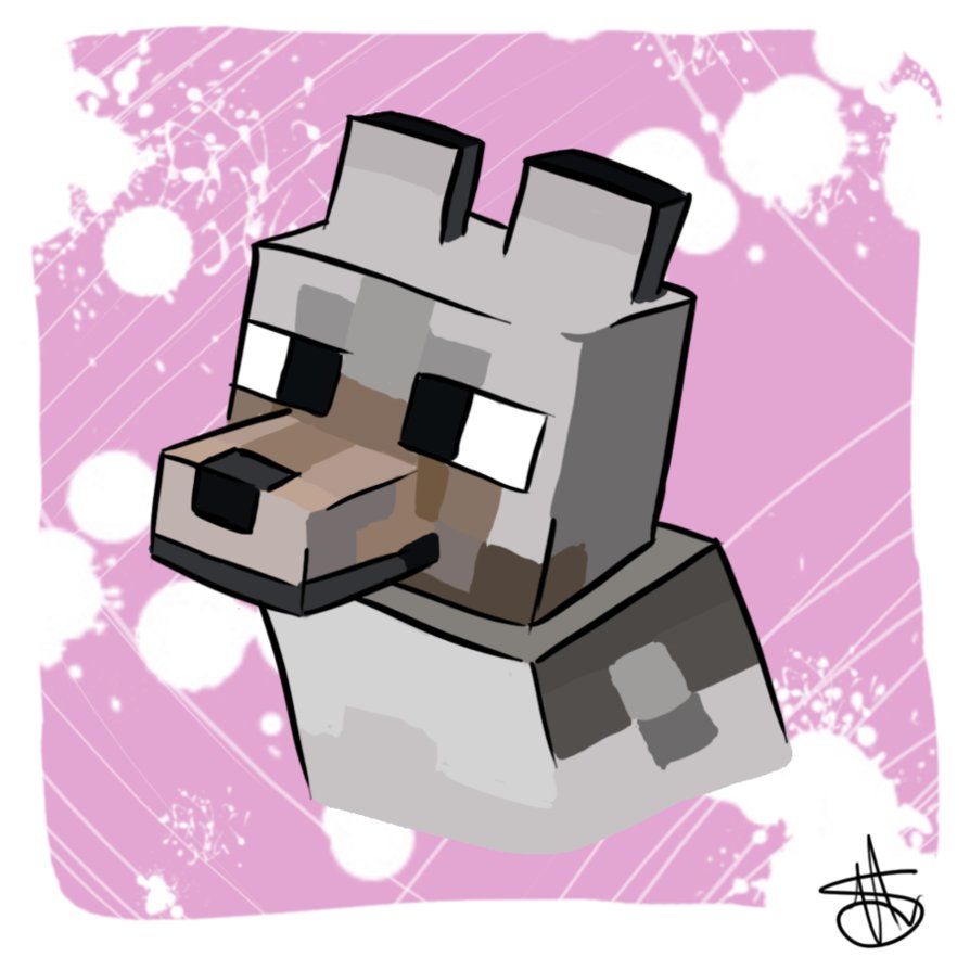 minecraft wolf Wallpapers