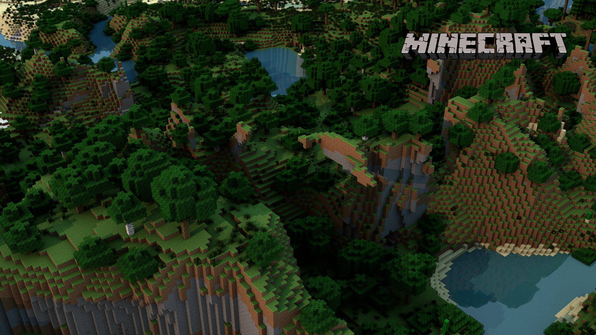 minecraft world backgrounds Wallpapers