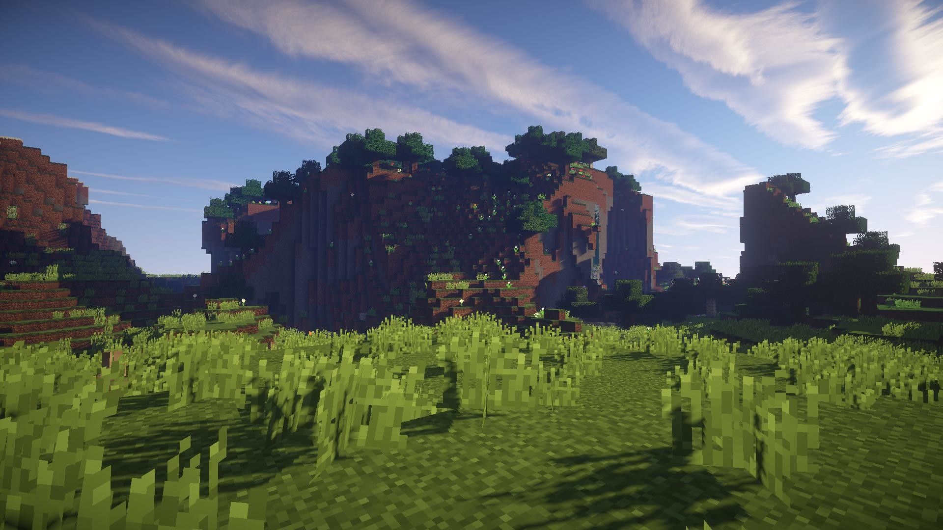 minecraft world backgrounds Wallpapers