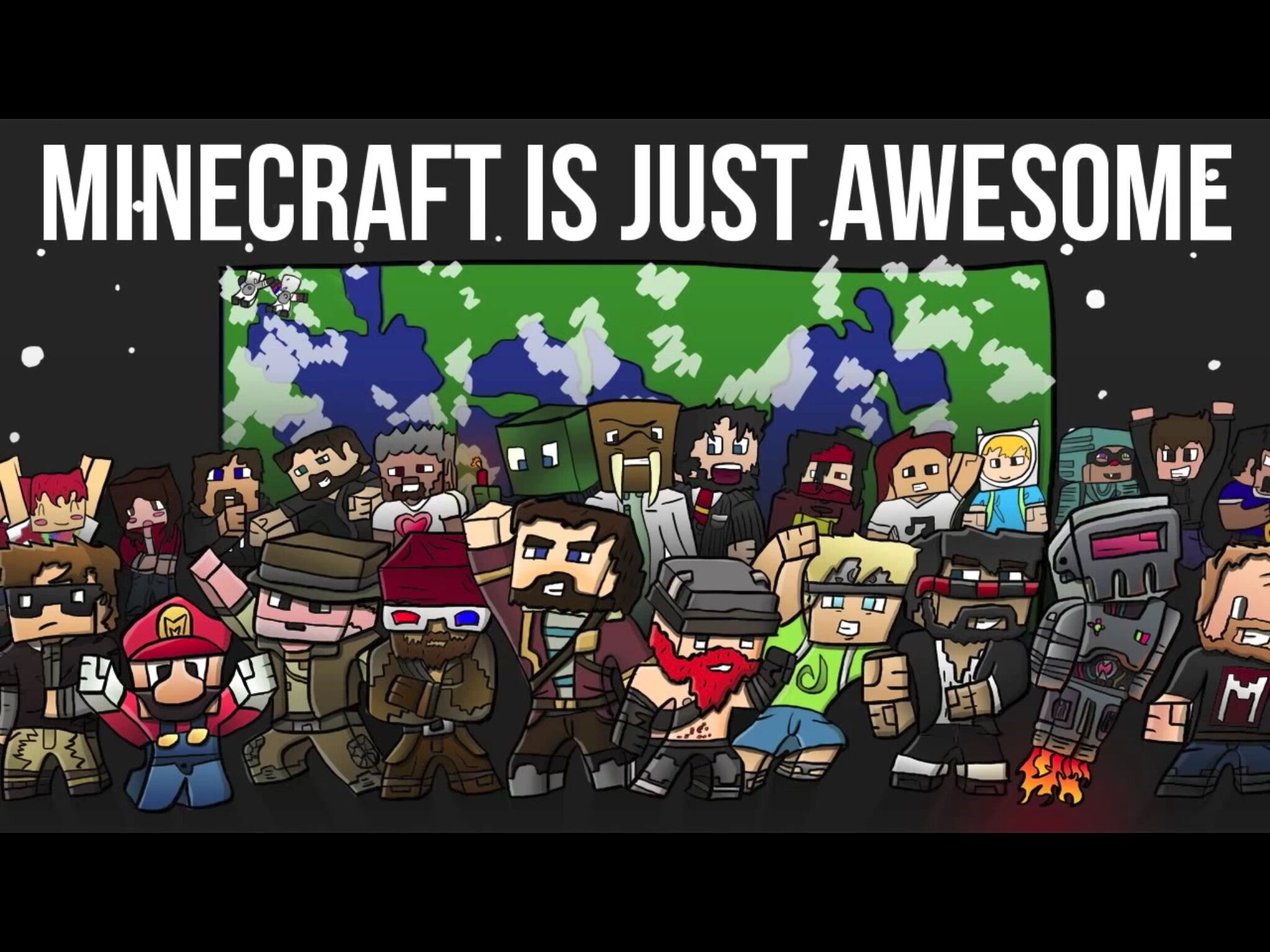 minecraft youtuber Wallpapers