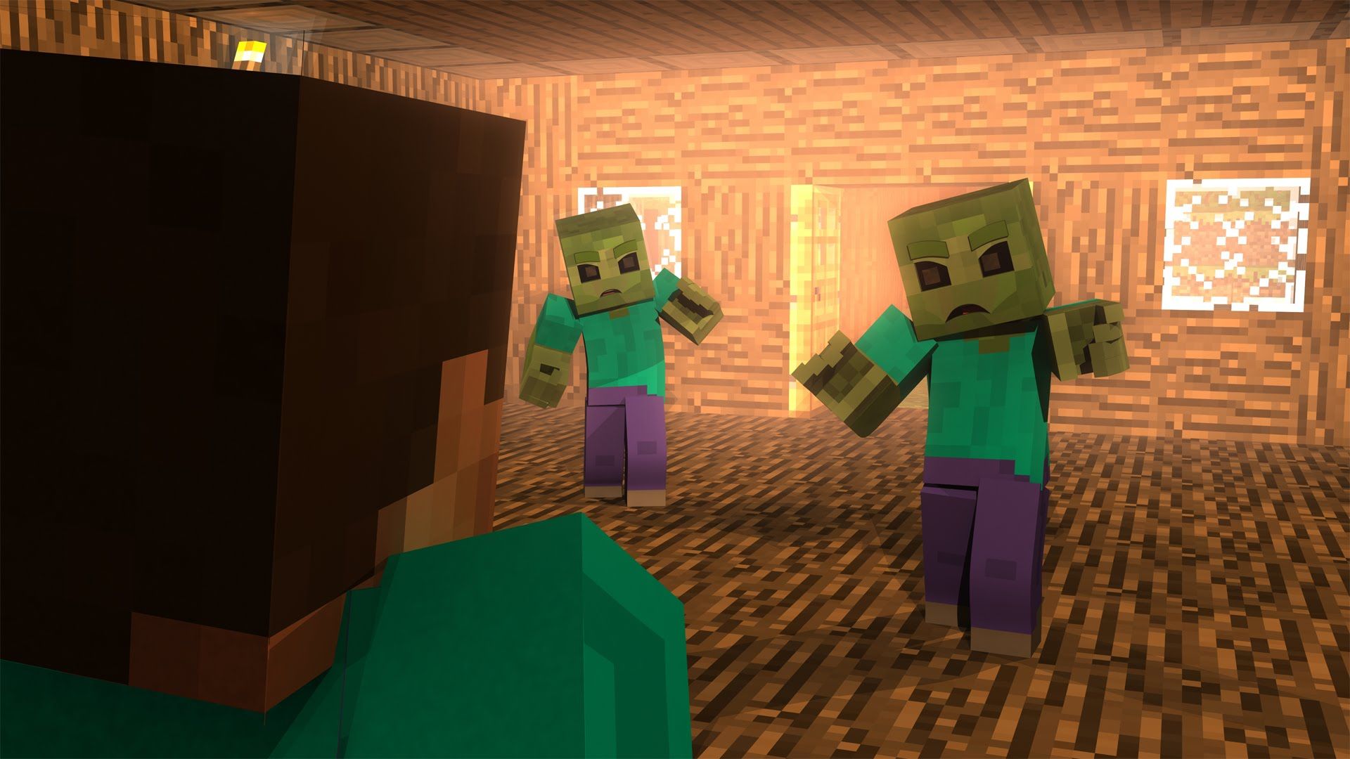 minecraft zombie Wallpapers