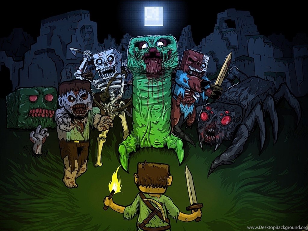 minecraft zombie Wallpapers