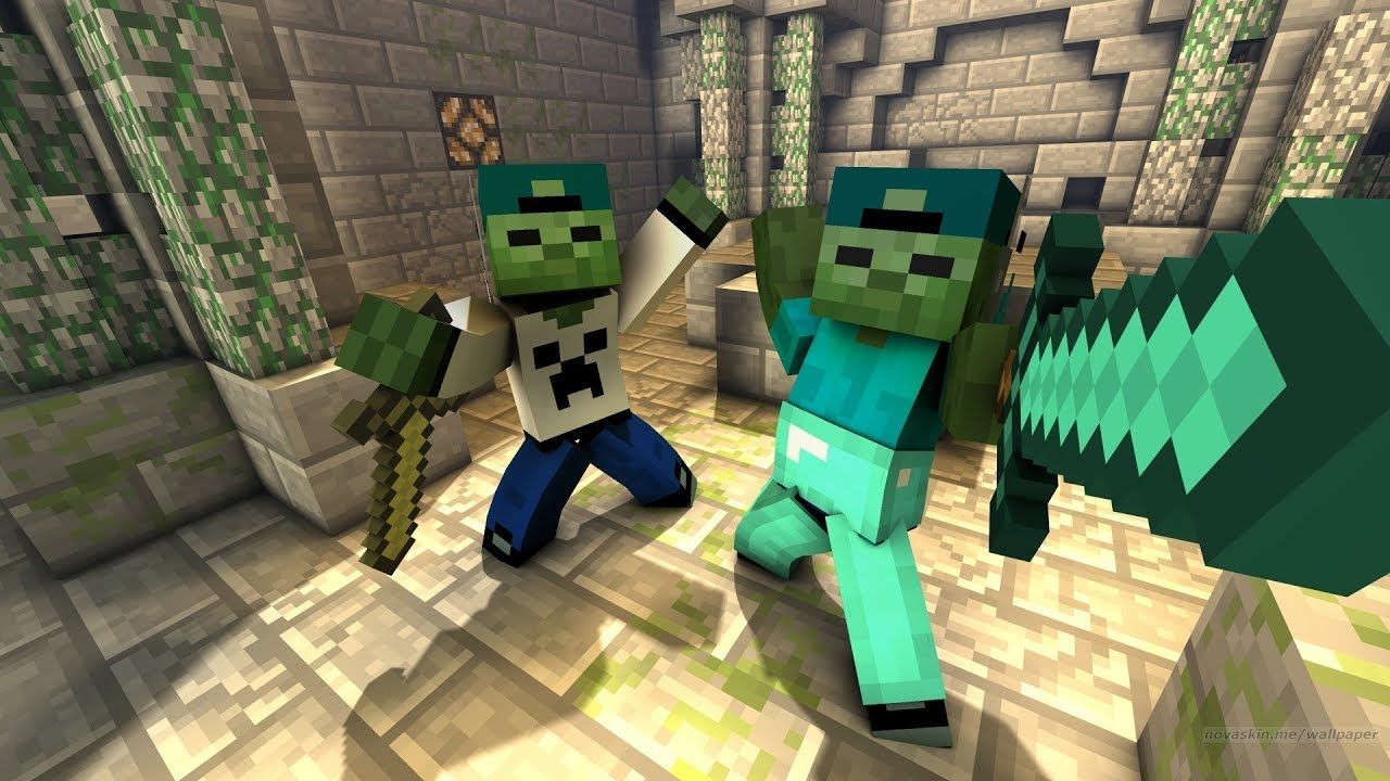 minecraft zombie Wallpapers