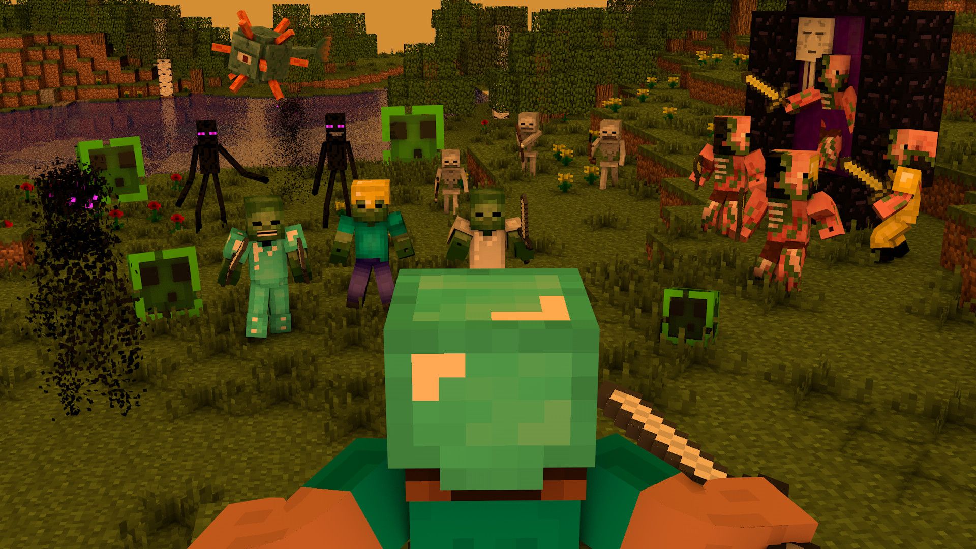 minecraft zombie wallpapers Wallpapers