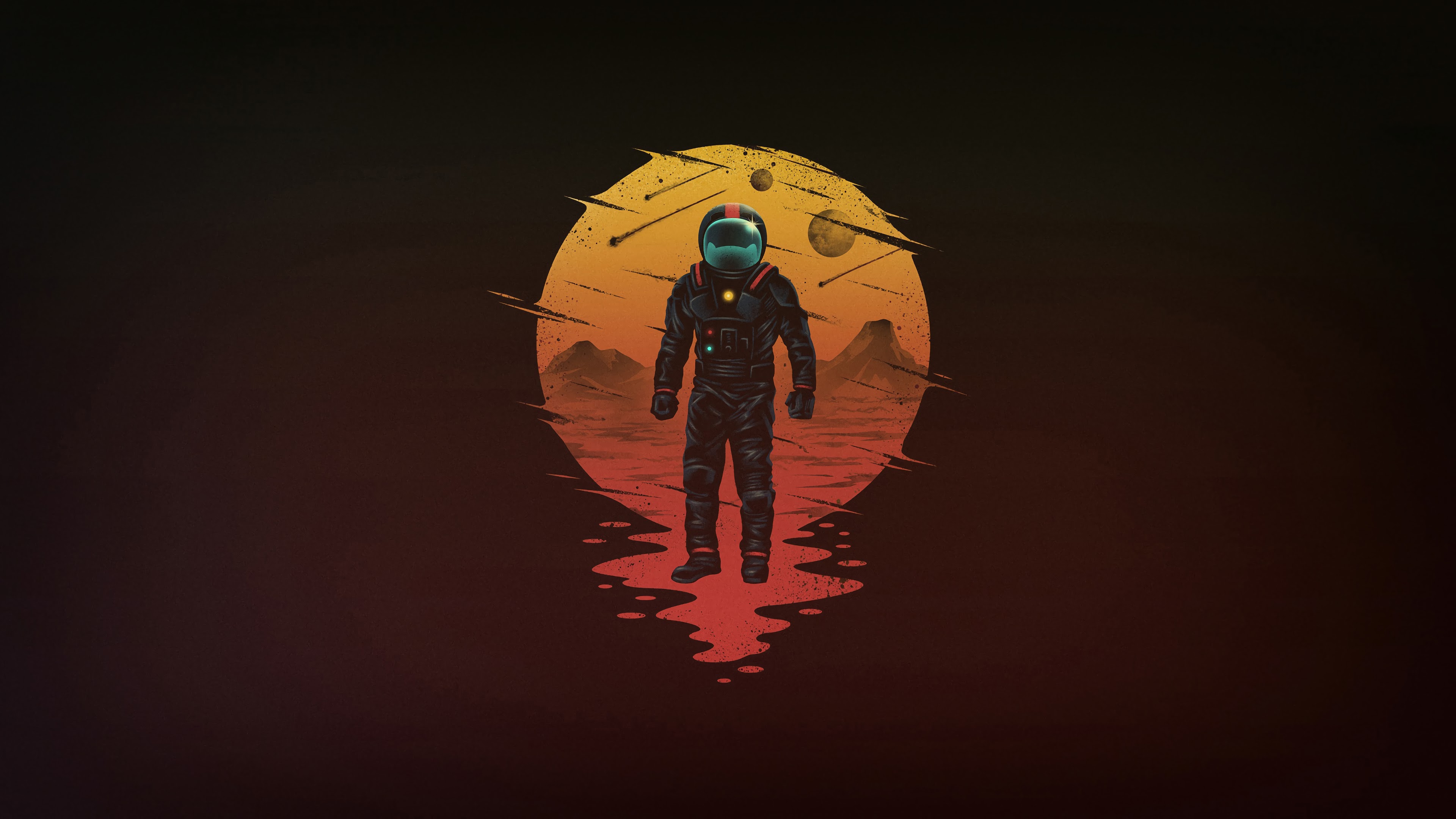 Minimal Astronaut Wallpapers