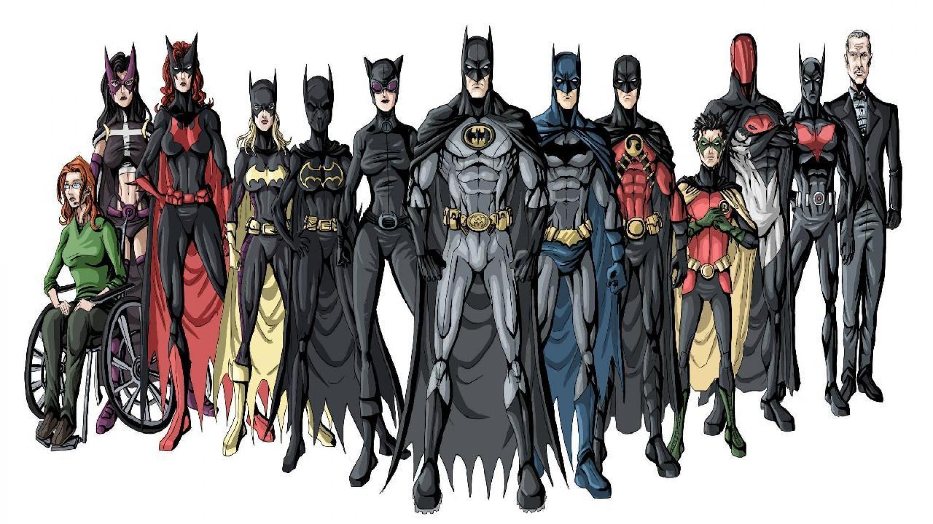 Minimal Batman Family Wallpapers