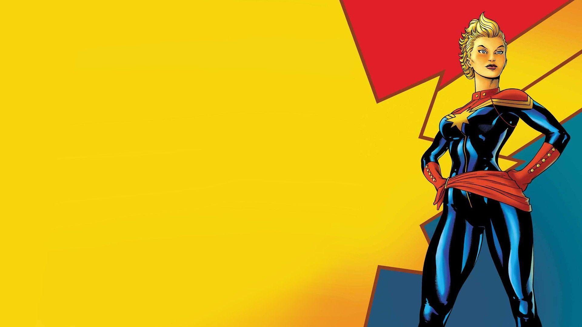 Minimal Captain Marvel Wallpapers