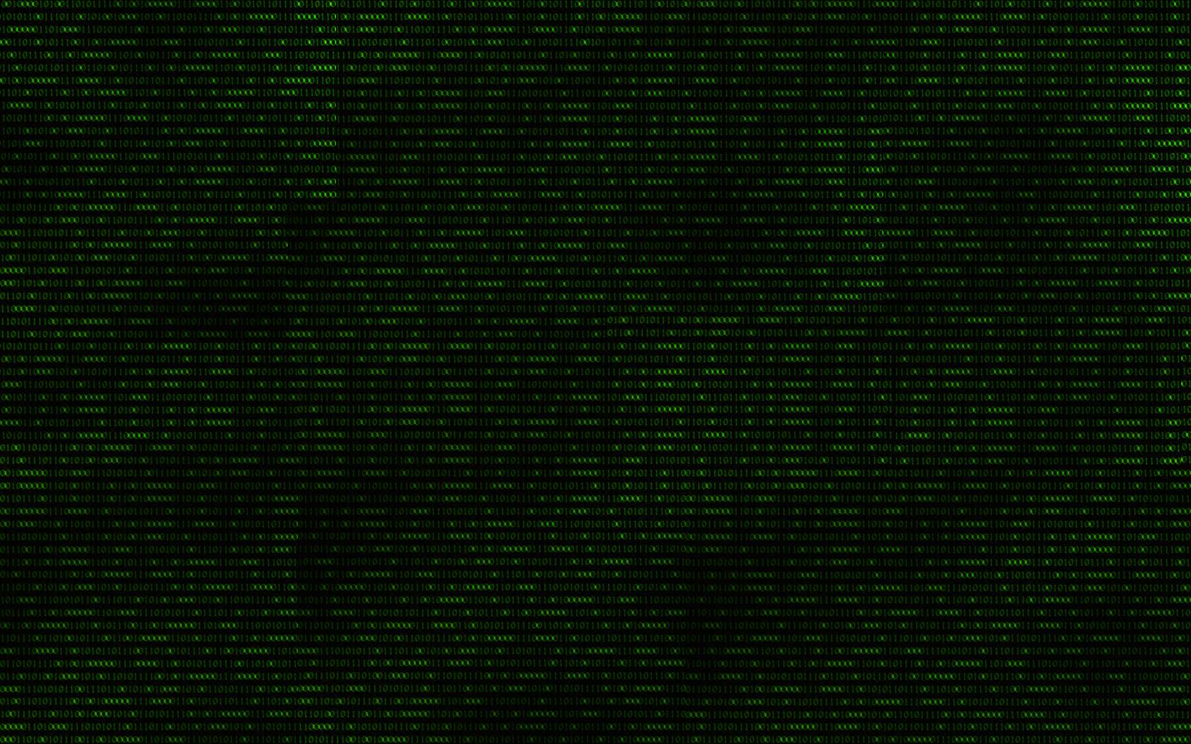 Minimal Glowing Code Binary Wallpapers