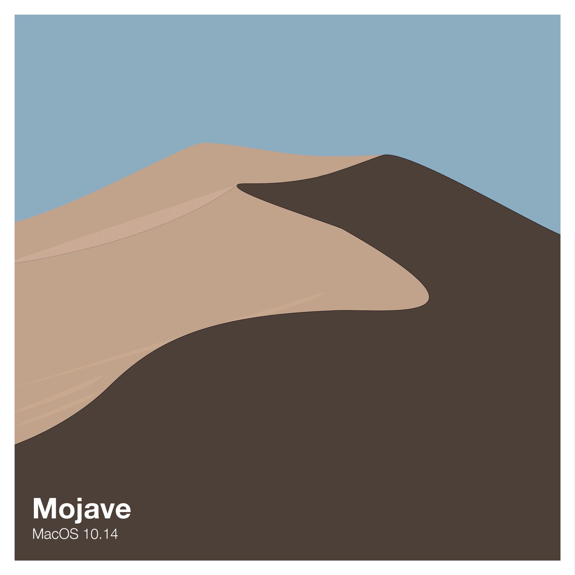 Minimal Mojave Wallpapers