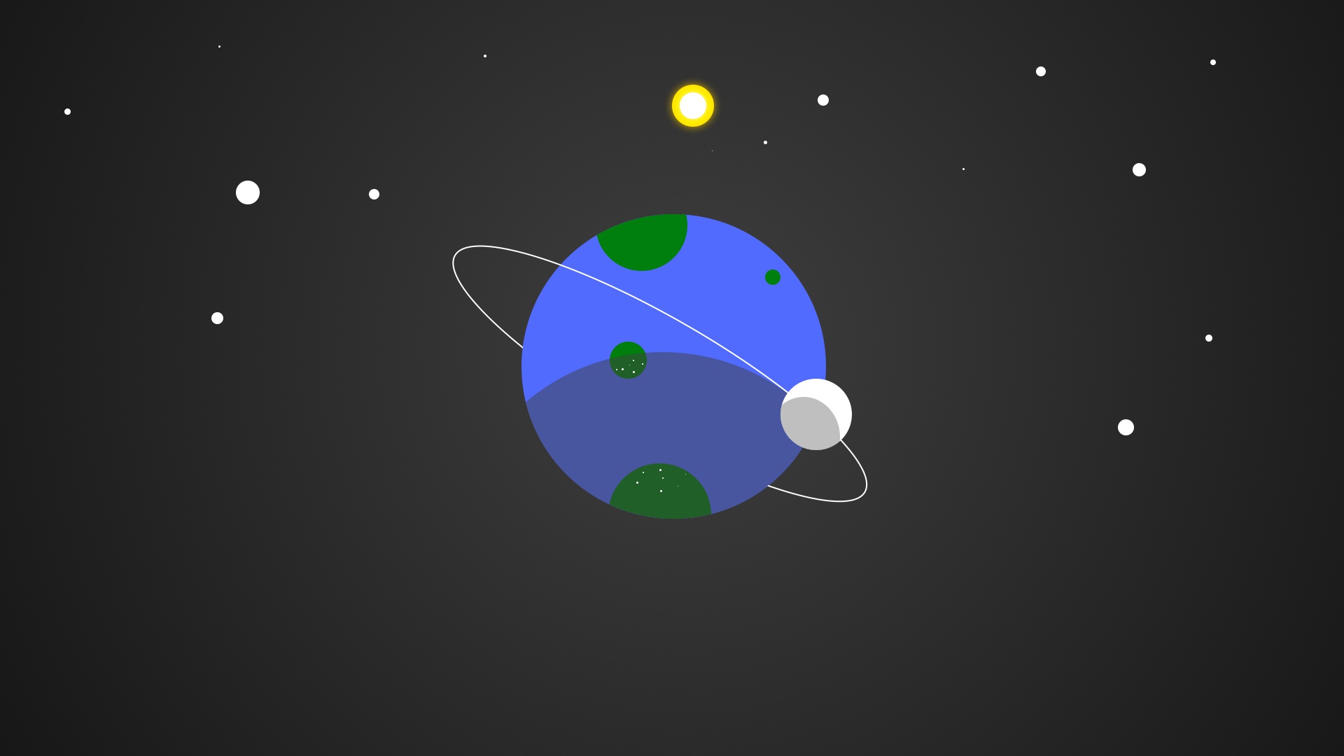 Minimal Planet Art Wallpapers