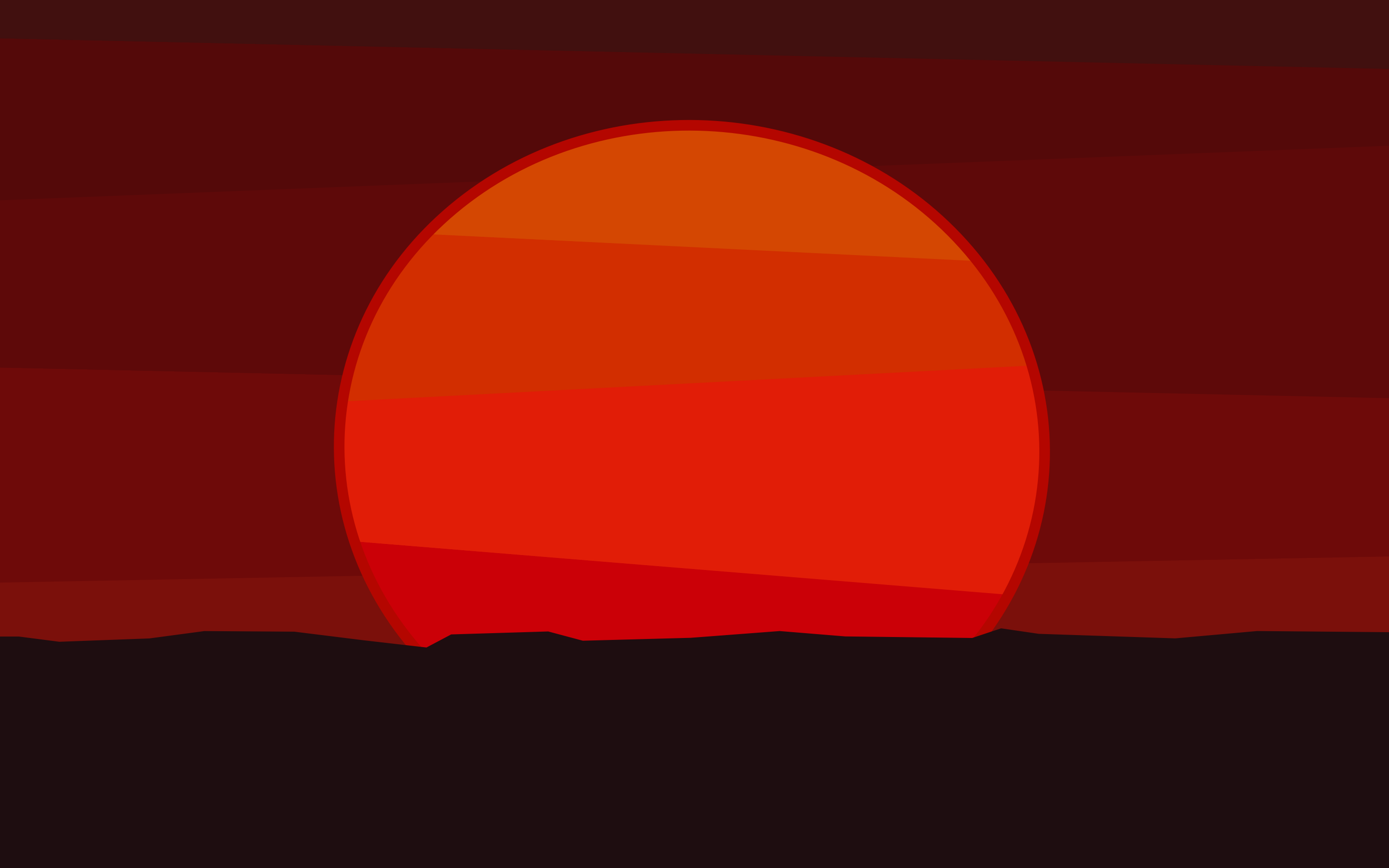 Minimal Planet Red Background