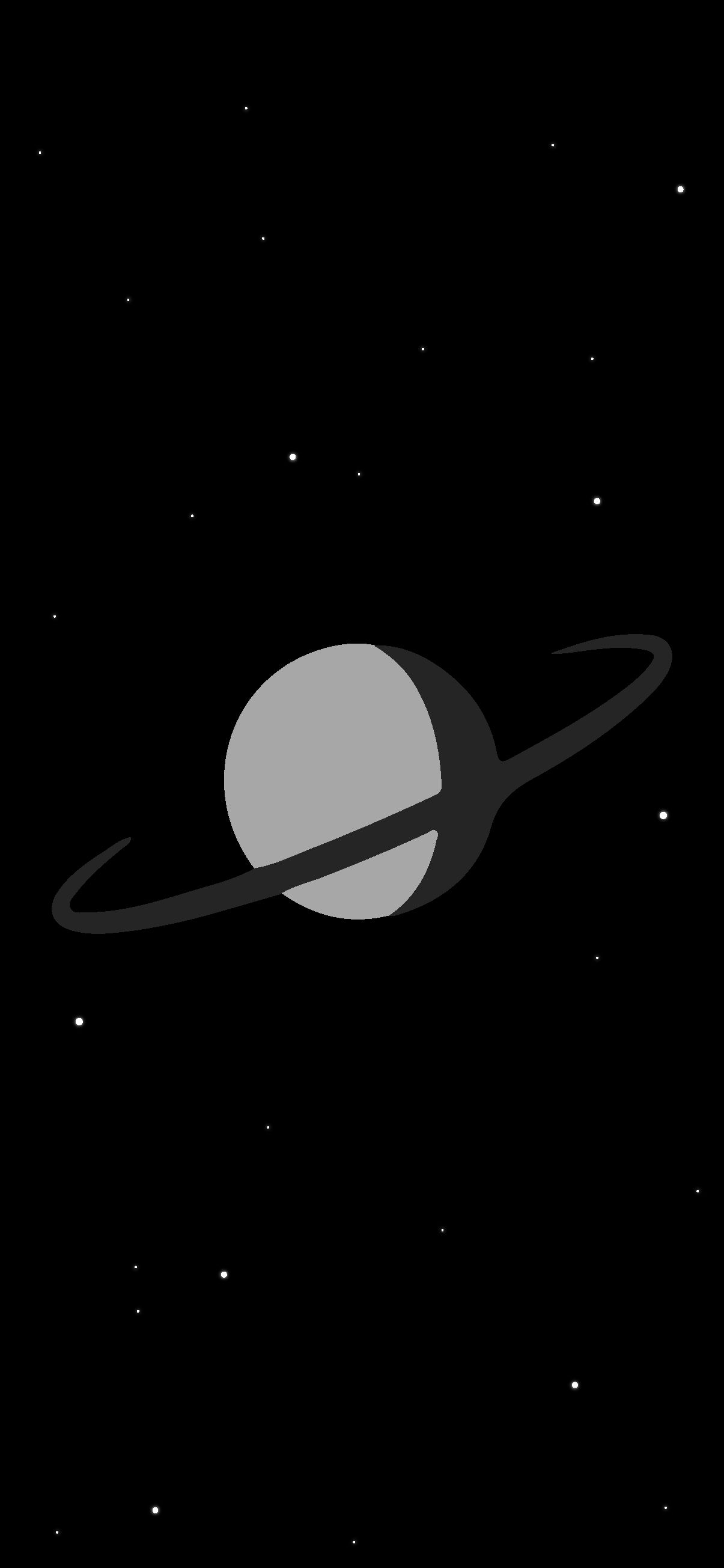 Minimal Saturn Planet Wallpapers