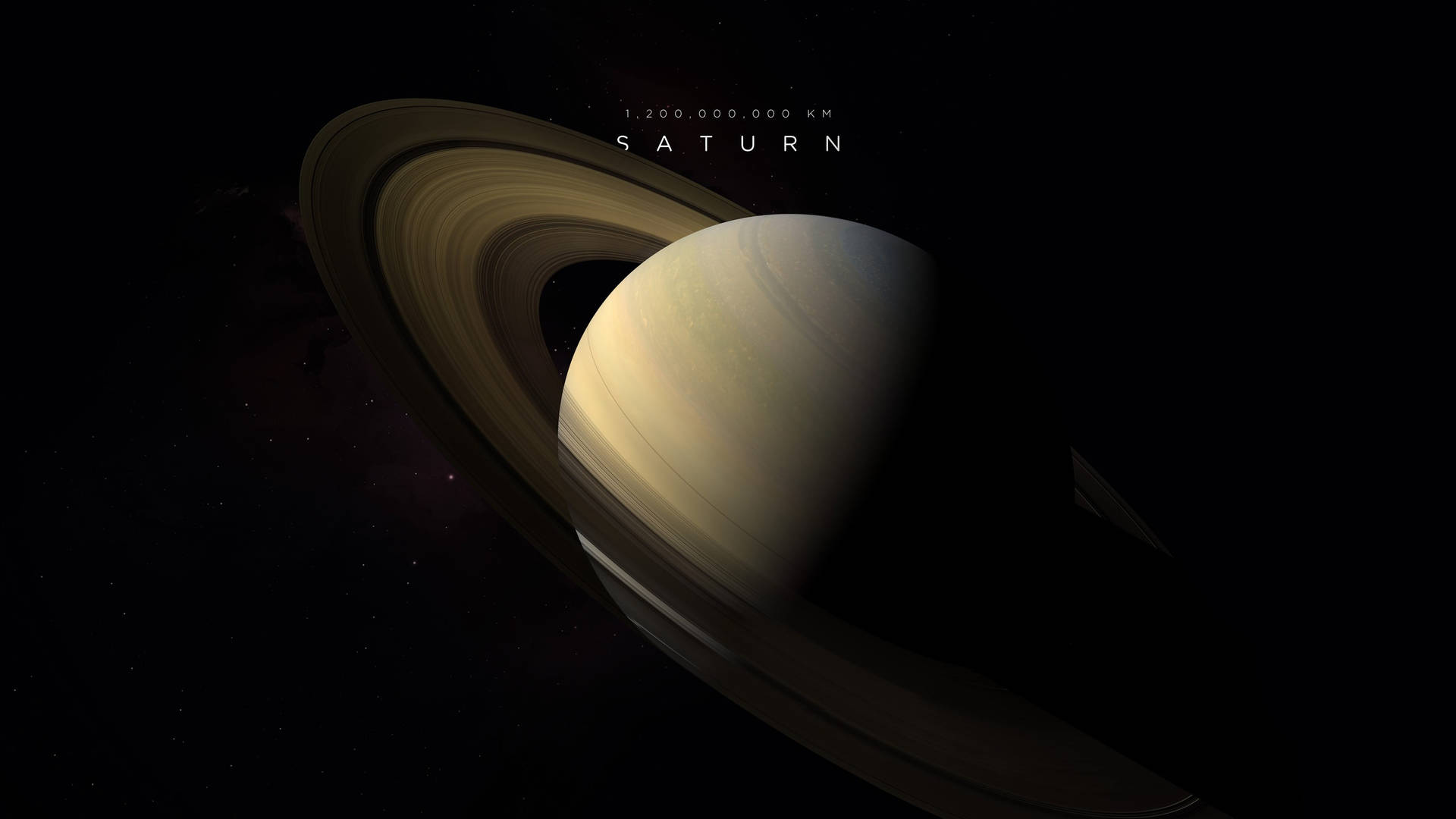 Minimal Saturn Planet Wallpapers