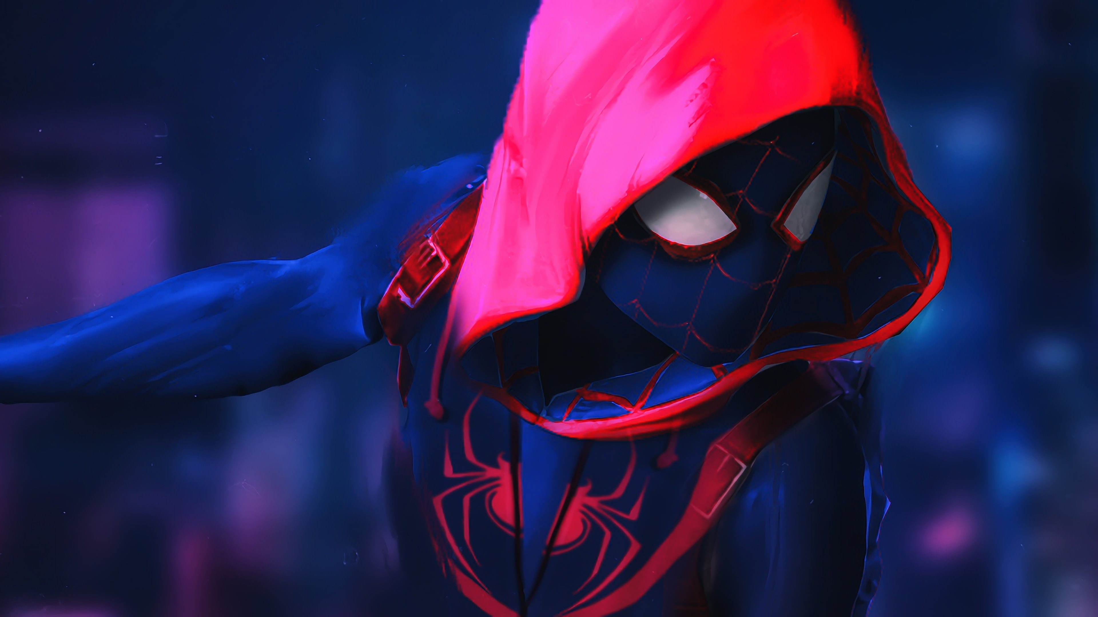 Minimal Spiderman Mask Wallpapers