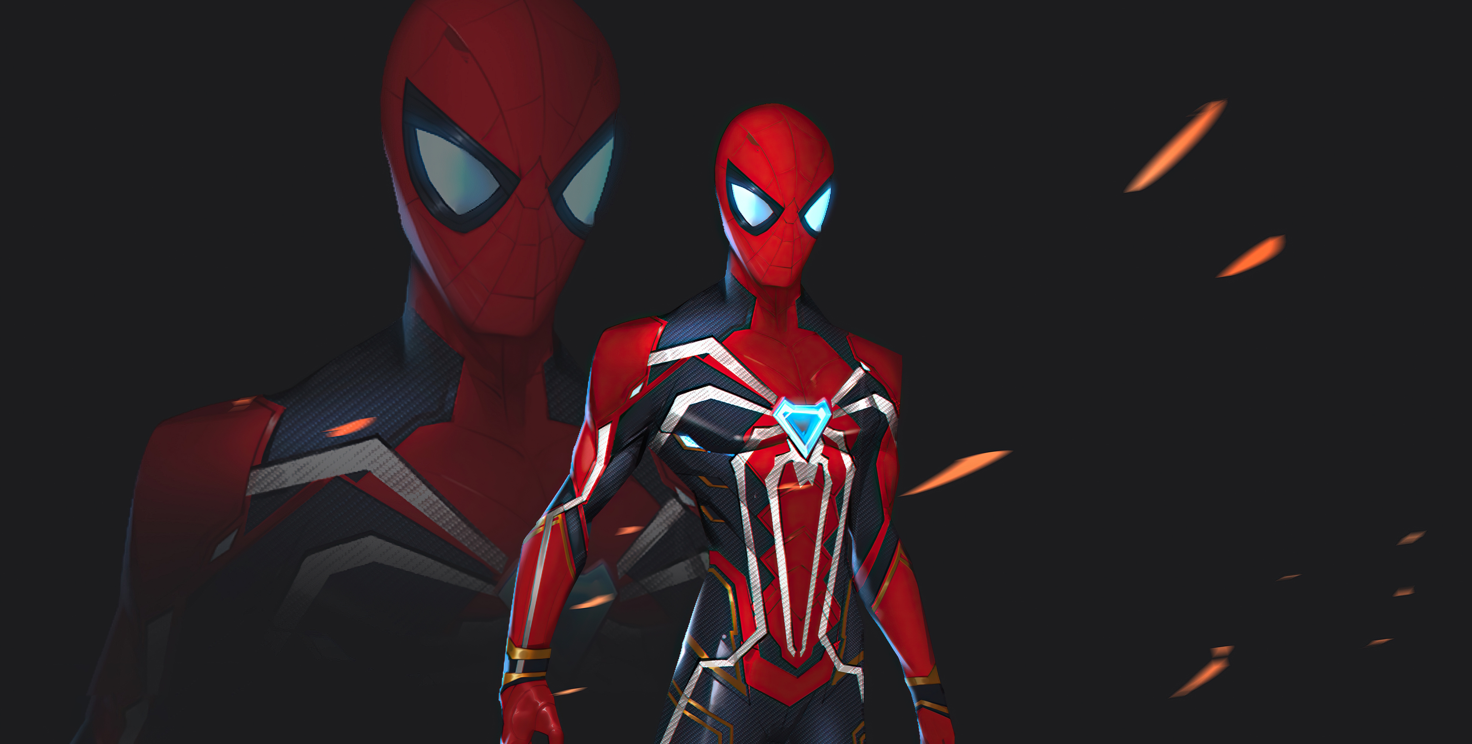 Minimal Spiderman Mask Wallpapers