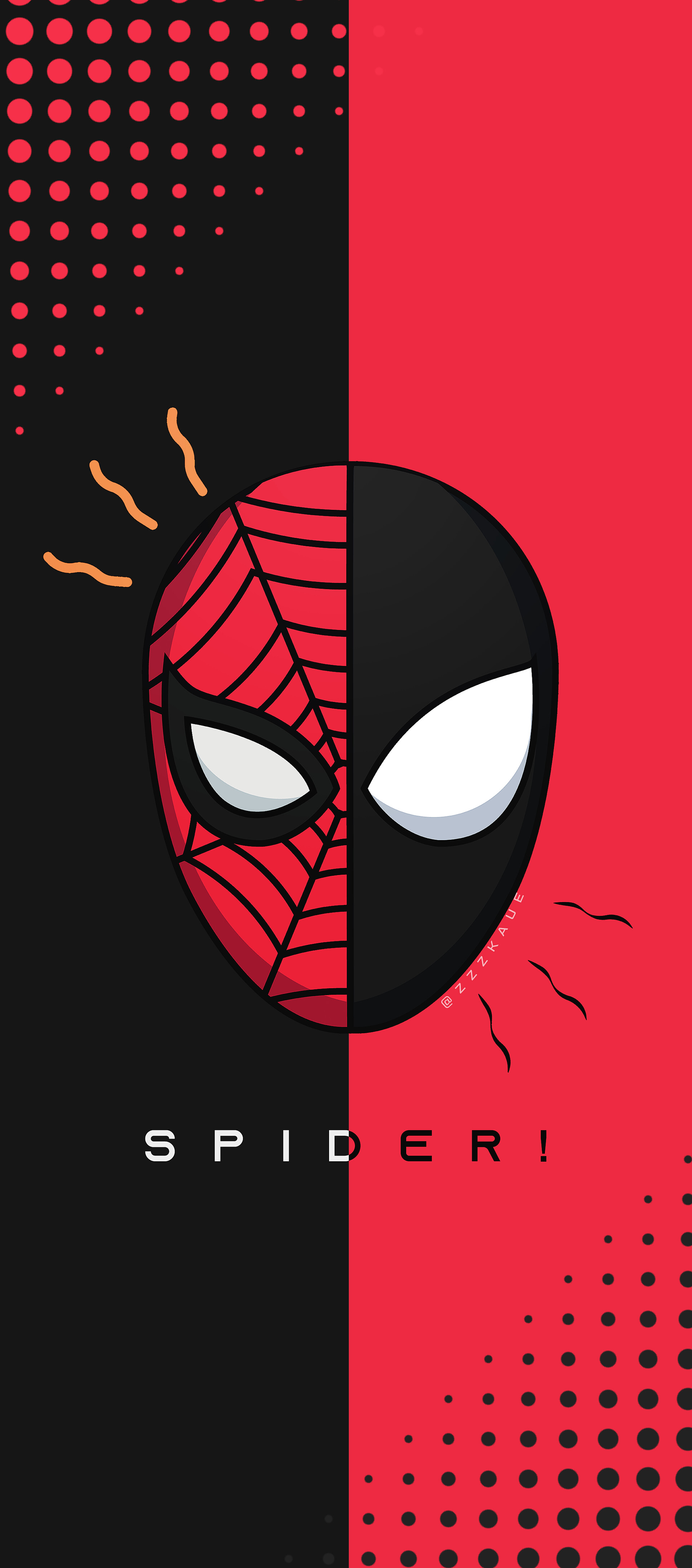 Minimal Spiderman Mask Wallpapers