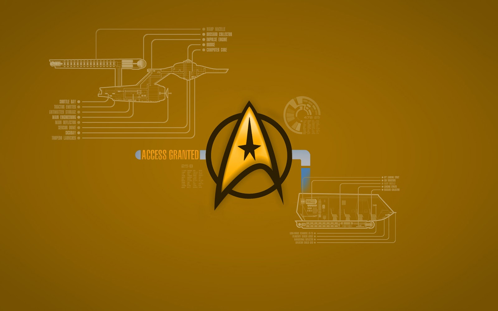 Minimal Star Trek Wallpapers