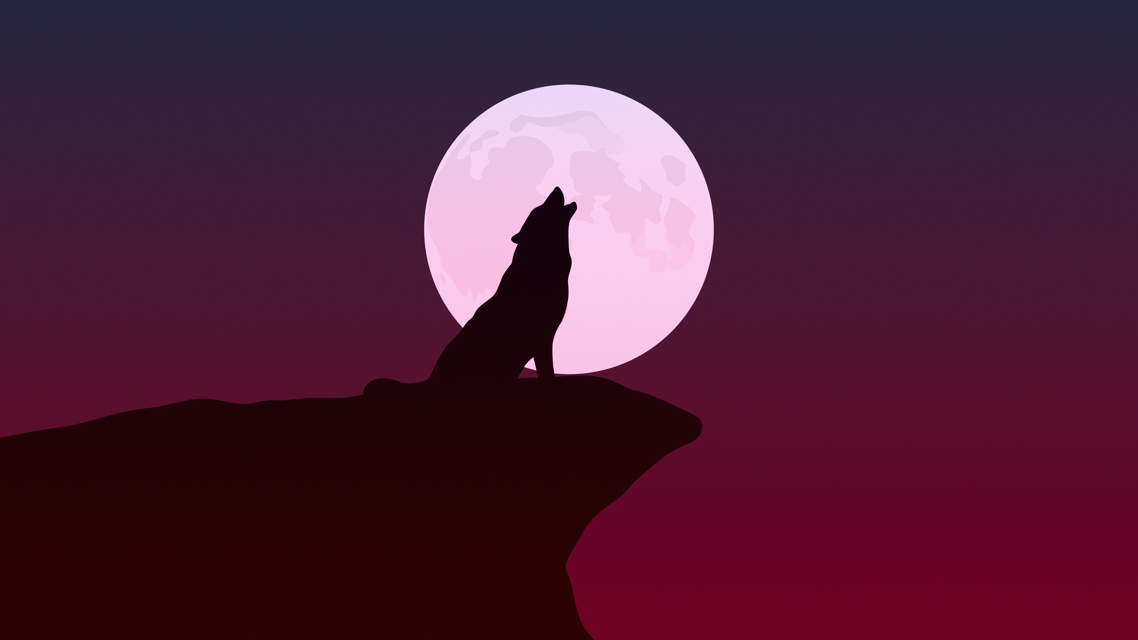 Minimal Wolf Wallpapers