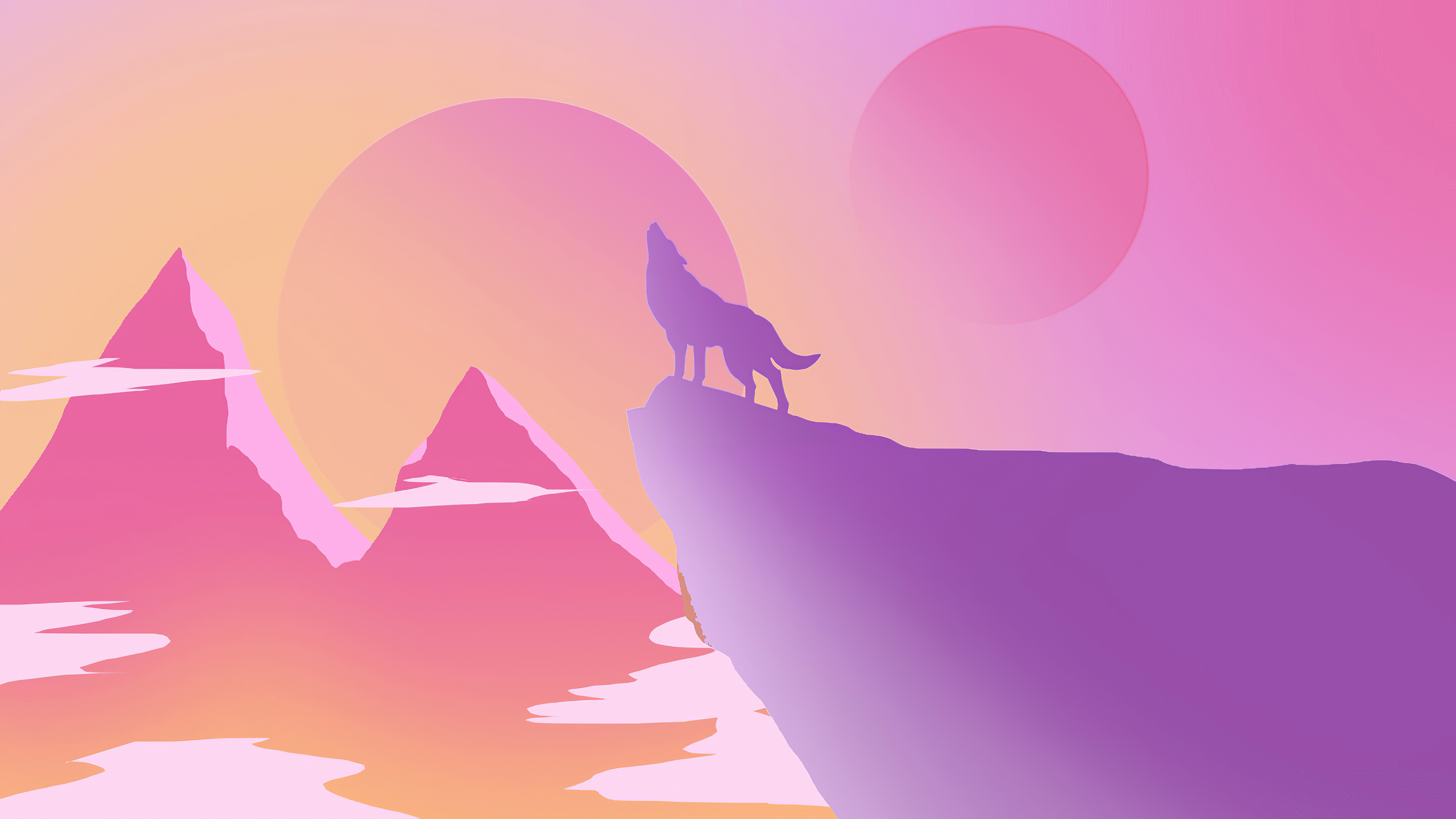 Minimal Wolf Wallpapers