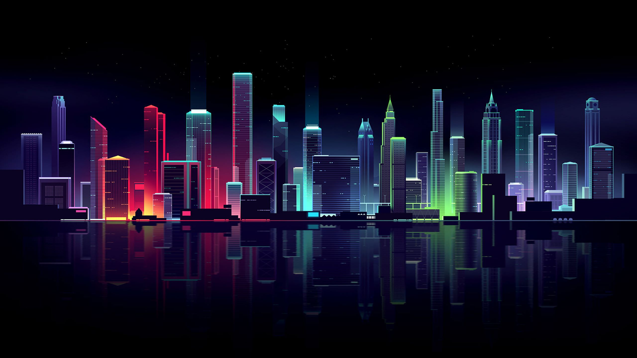 Minimalism City Art Wallpapers