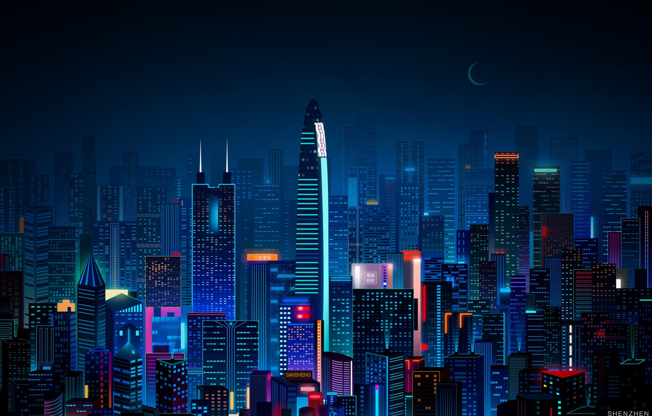 Minimalism City Art Wallpapers