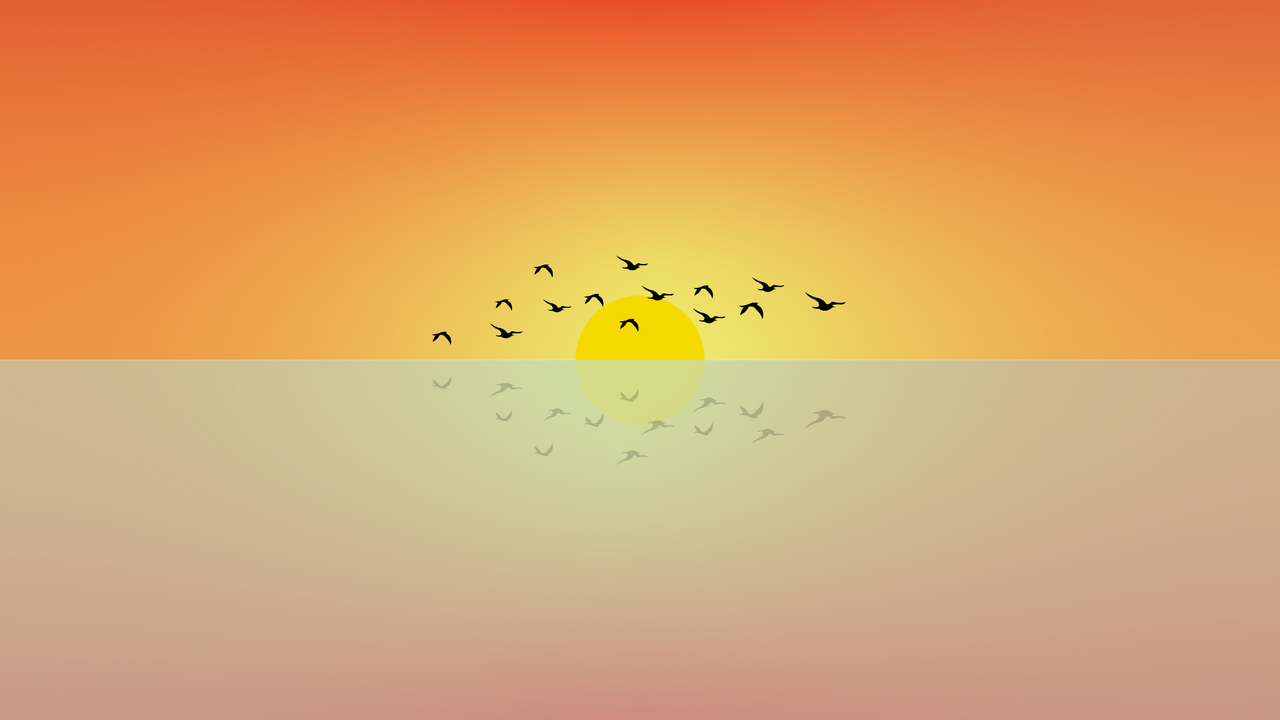 Minimalism Sunset Wallpapers