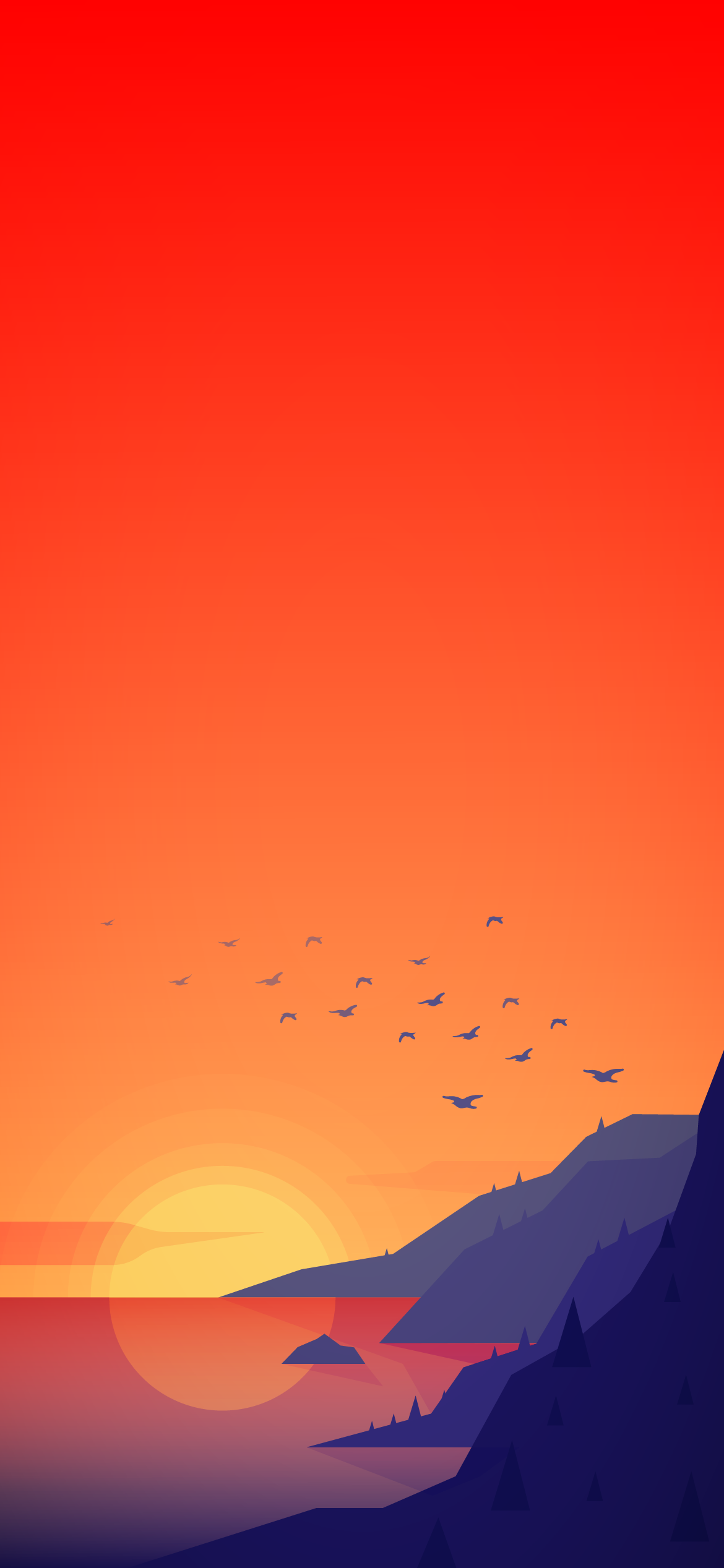 Minimalism Sunset Wallpapers