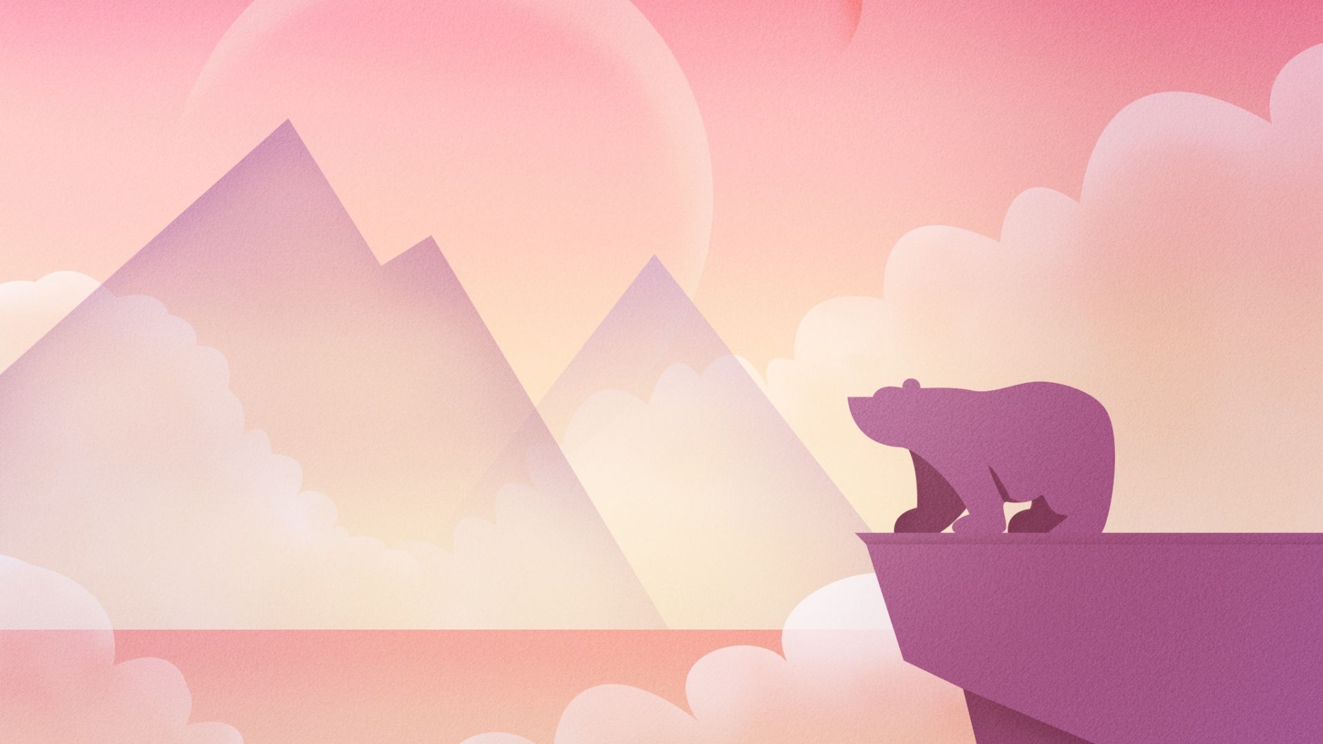 Minimalist Bear Wallpapers