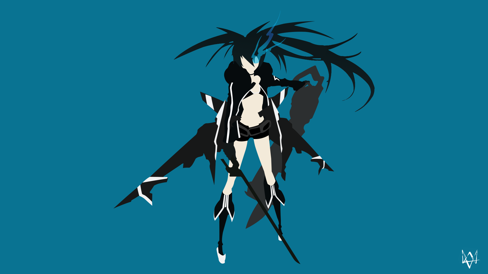 Minimalist Black Anime Wallpapers