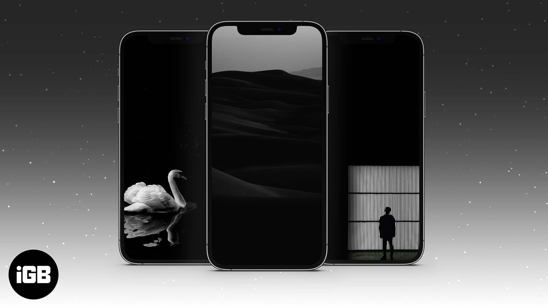 Minimalist Black Phone Wallpapers