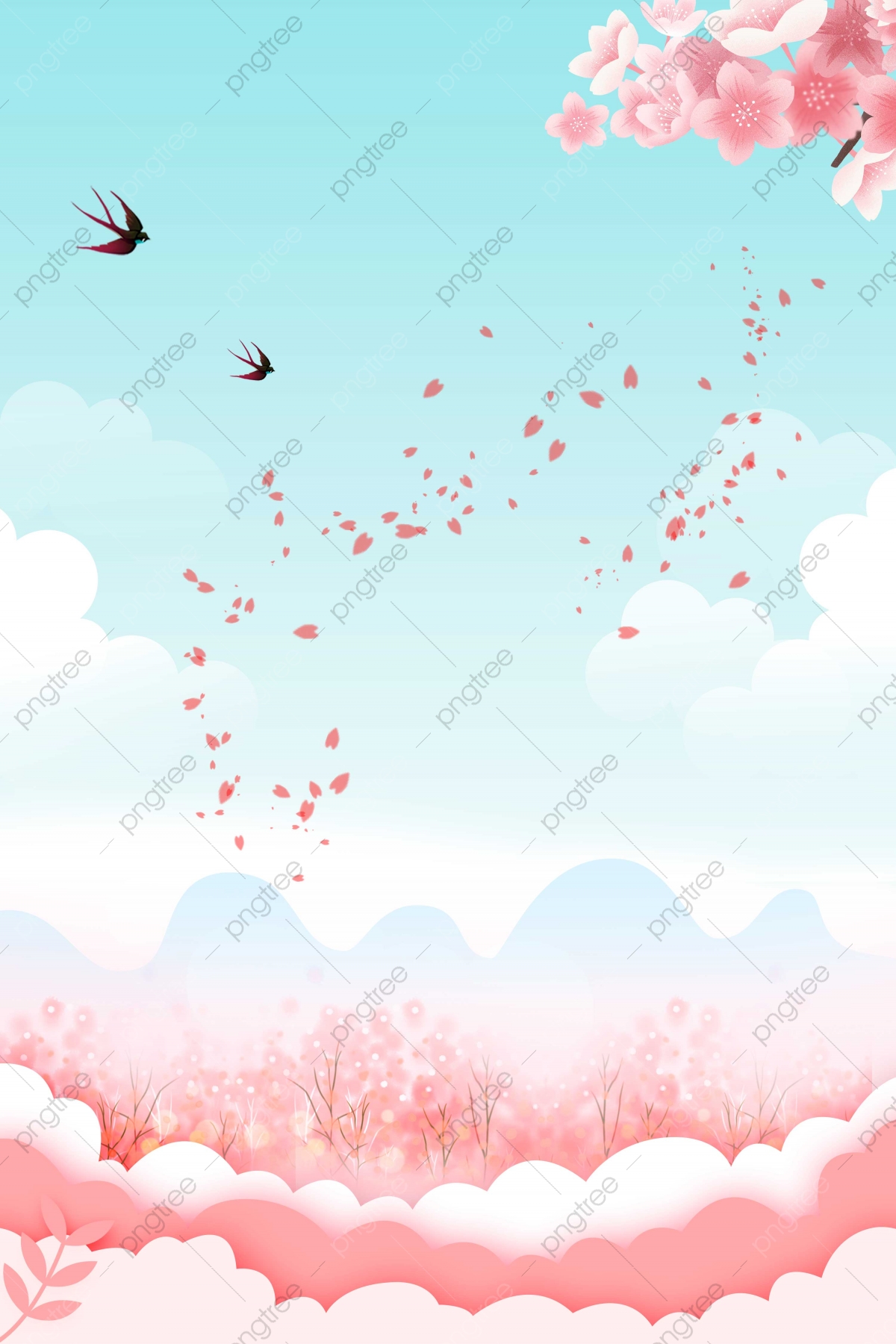 Minimalist Cherry Blossom Wallpapers